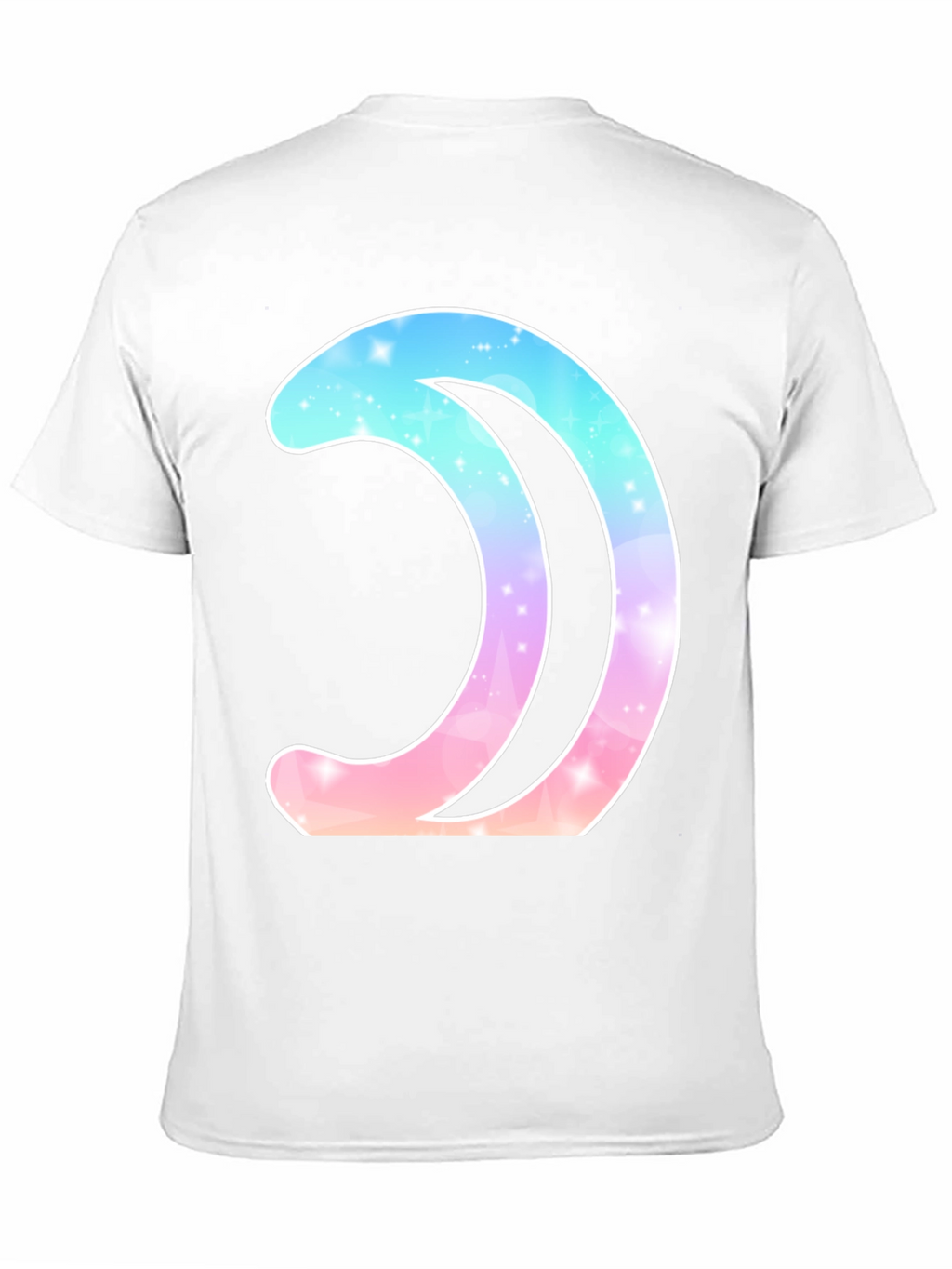 Galaxy Moon Graphic Tee - Stylish Black T-Shirt
