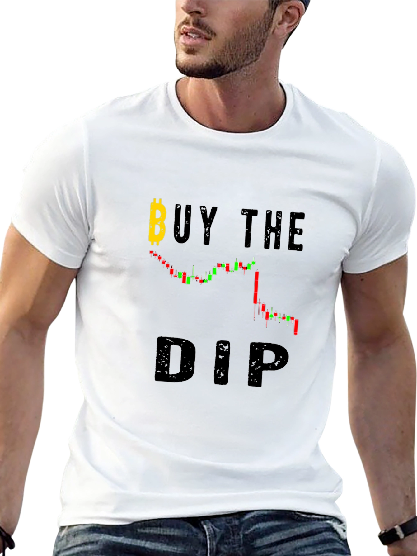 Buy The Dip Bitcoin Crypto Graphic T-Shirt