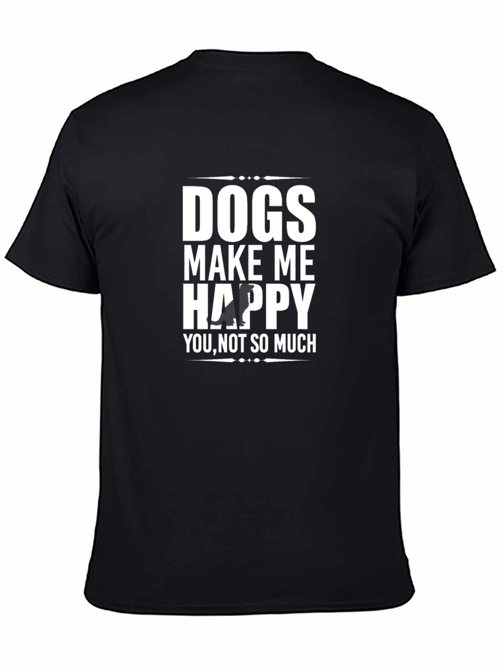 Dogs Make Me Happy Graphic Tee
