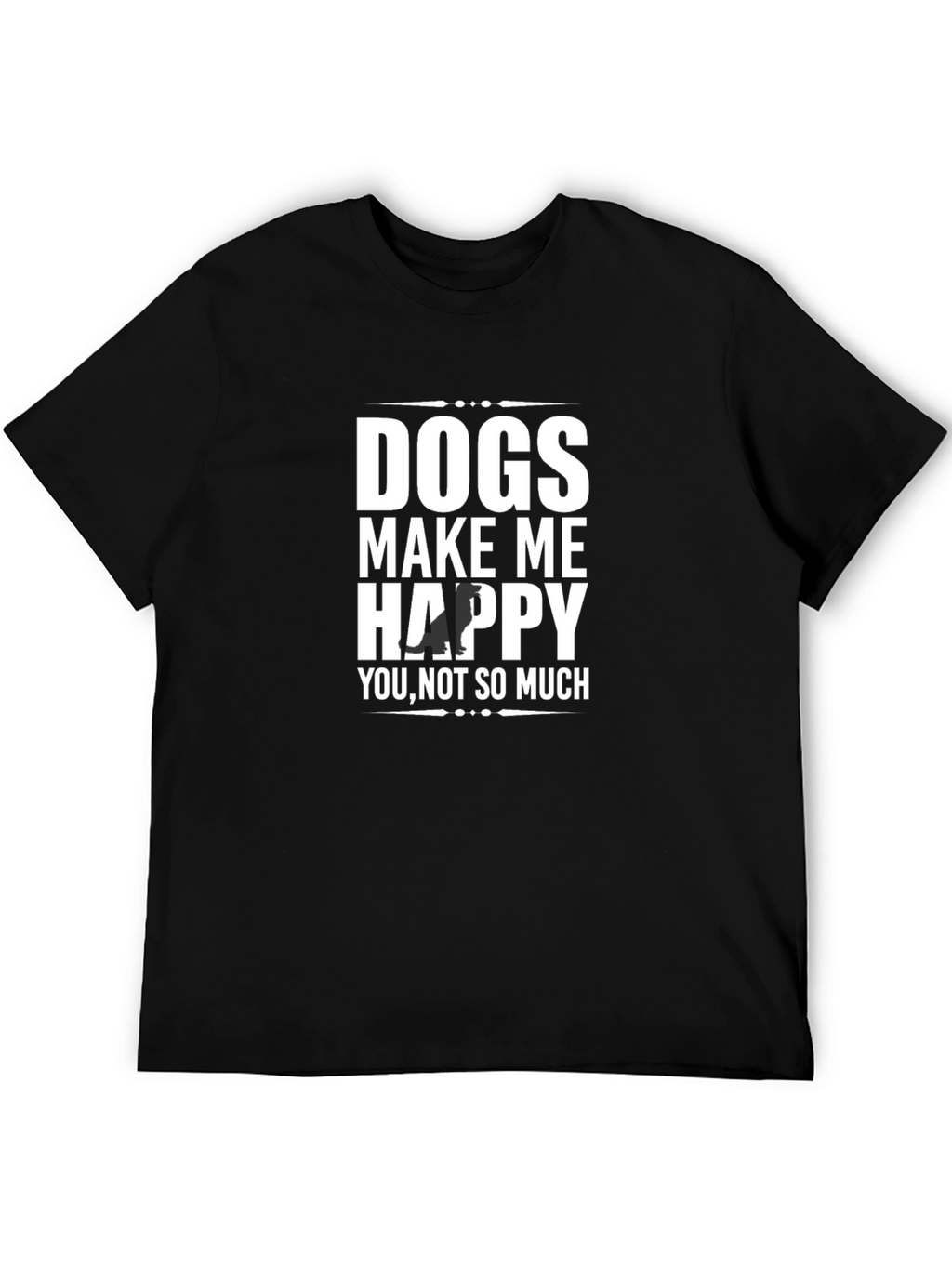 Dogs Make Me Happy Graphic Tee