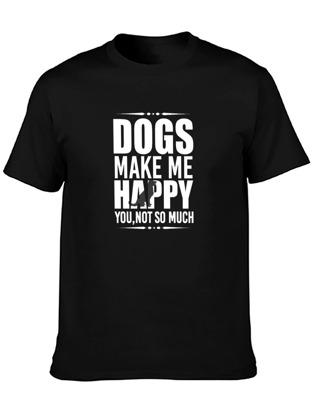 Dogs Make Me Happy Graphic Tee