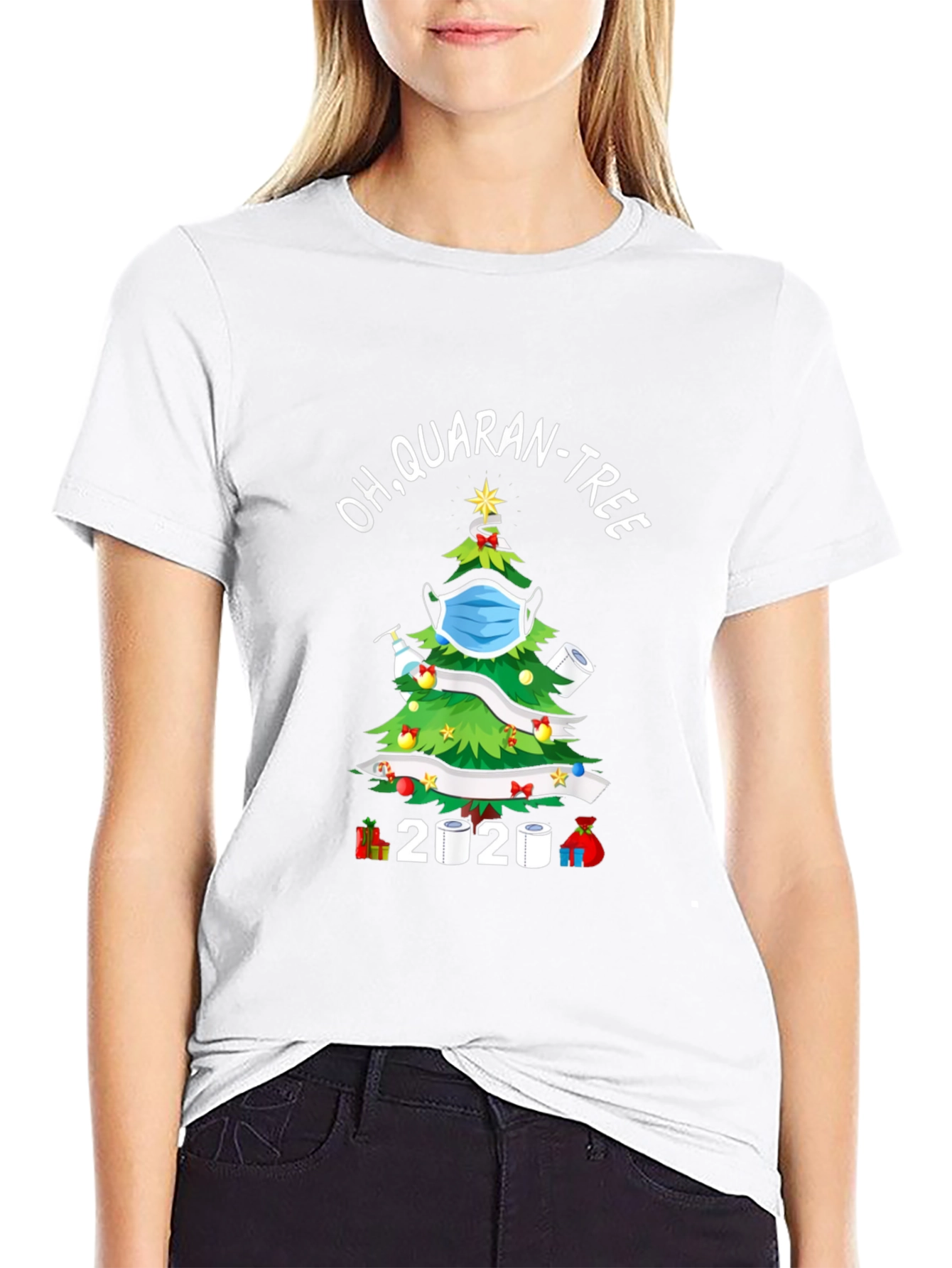 Quarantine Christmas Tree 2020 T-Shirt