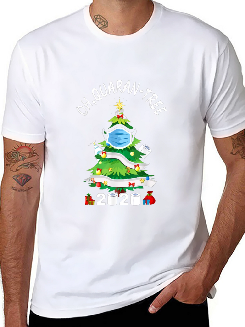 Quarantine Christmas Tree 2020 T-Shirt
