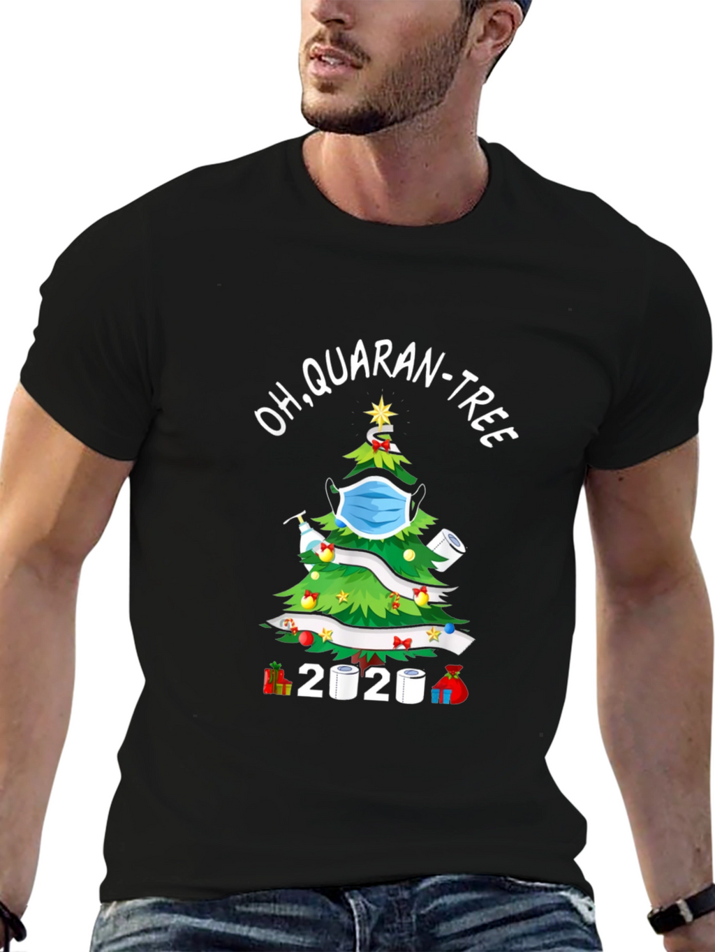 Quarantine Christmas Tree 2020 T-Shirt