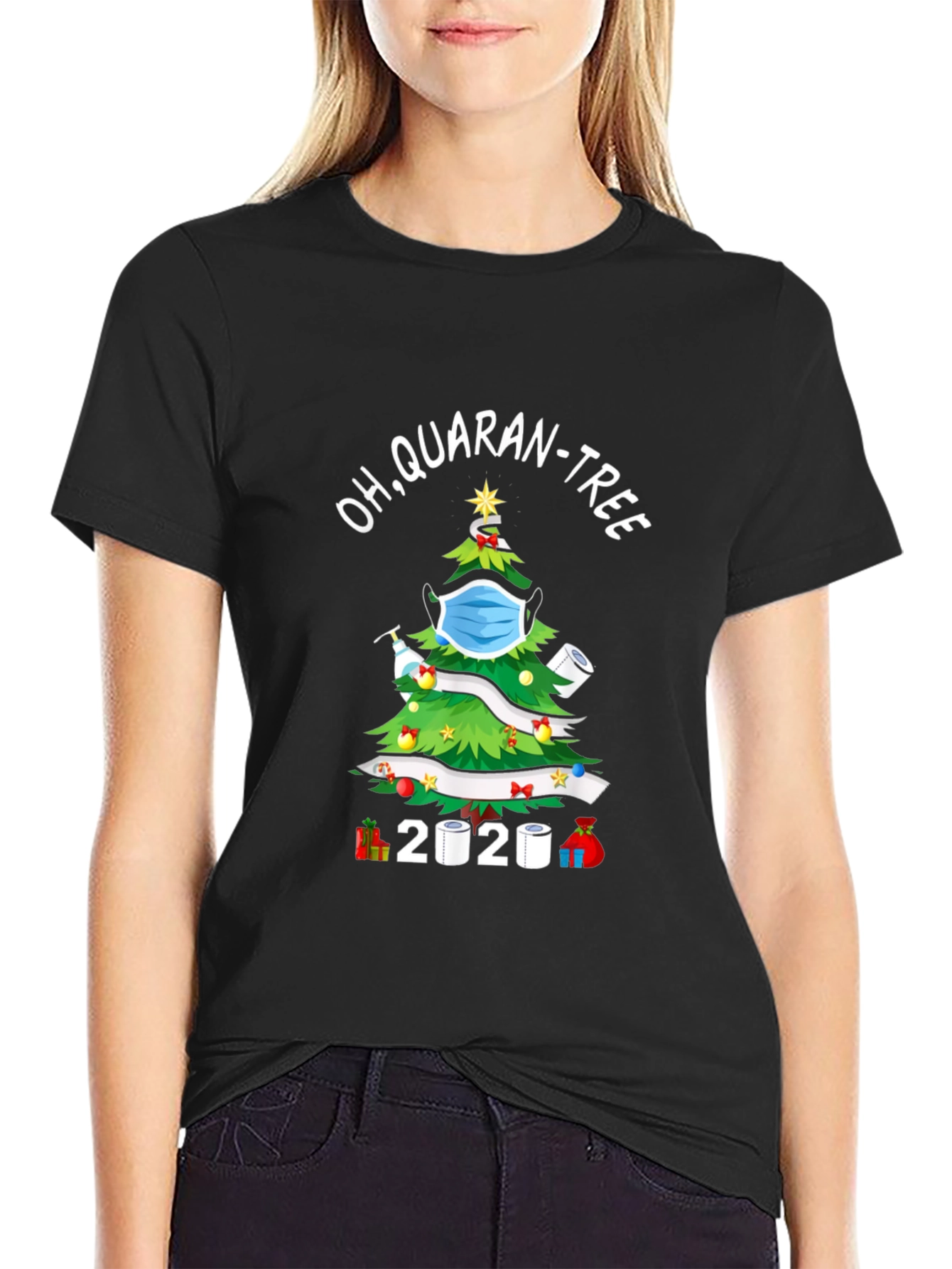 Quarantine Christmas Tree 2020 T-Shirt