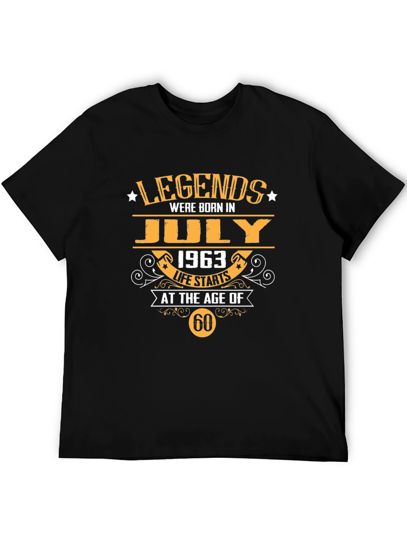 Legends Born In July 1963 - 60th Birthday T-Shirt