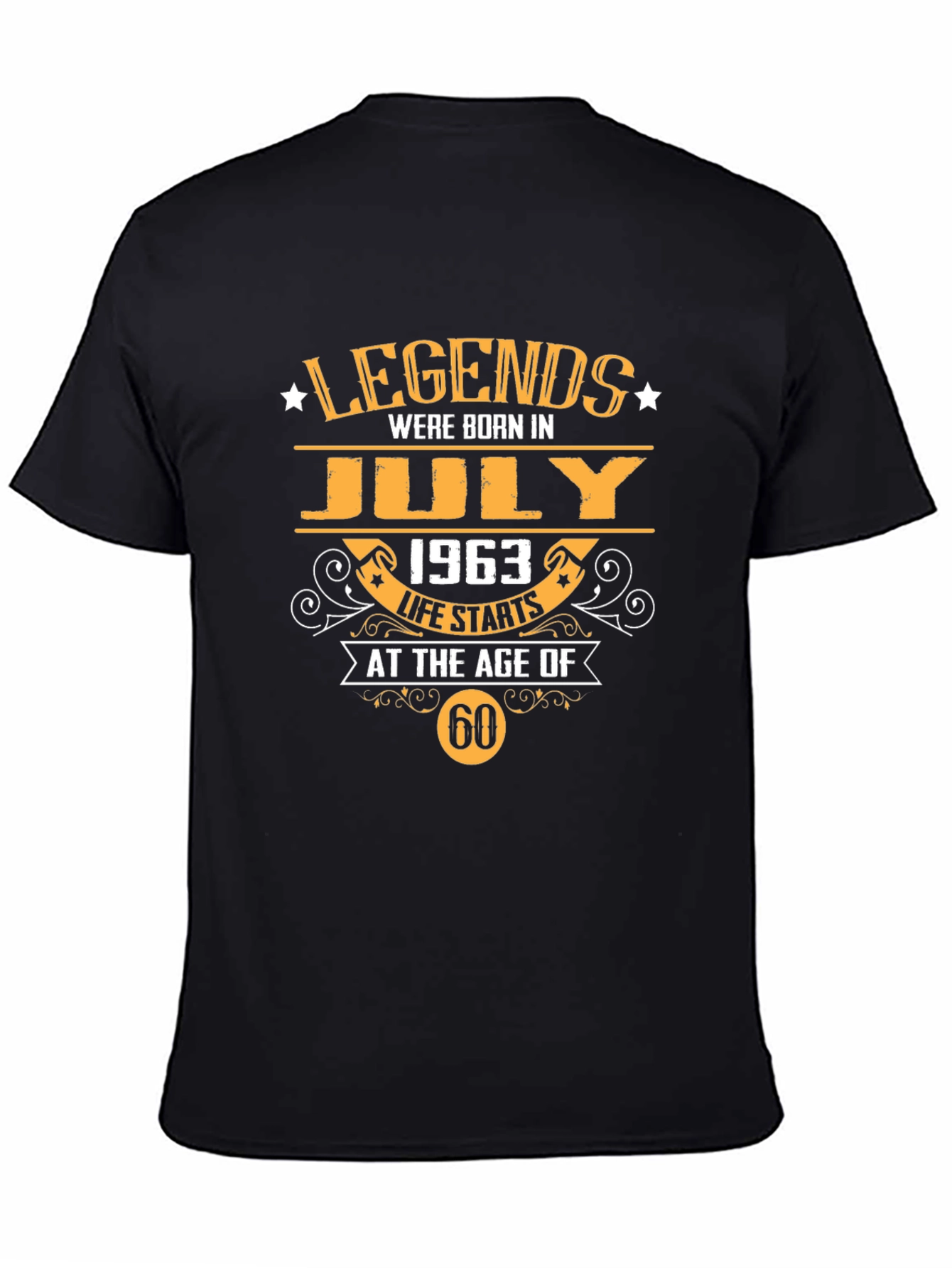 Legends Born In July 1963 - 60th Birthday T-Shirt