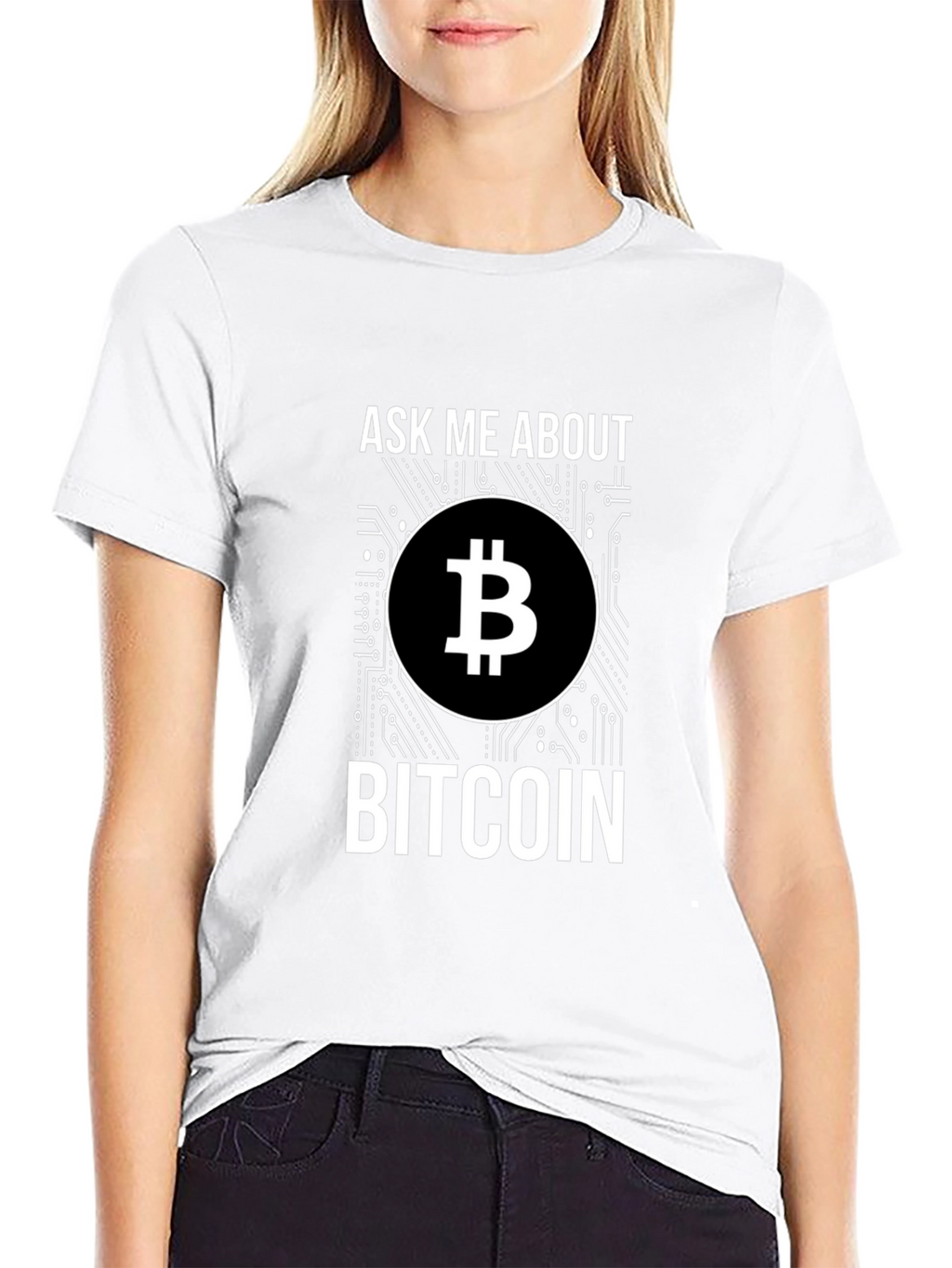 Ask Me About Bitcoin Graphic T-Shirt