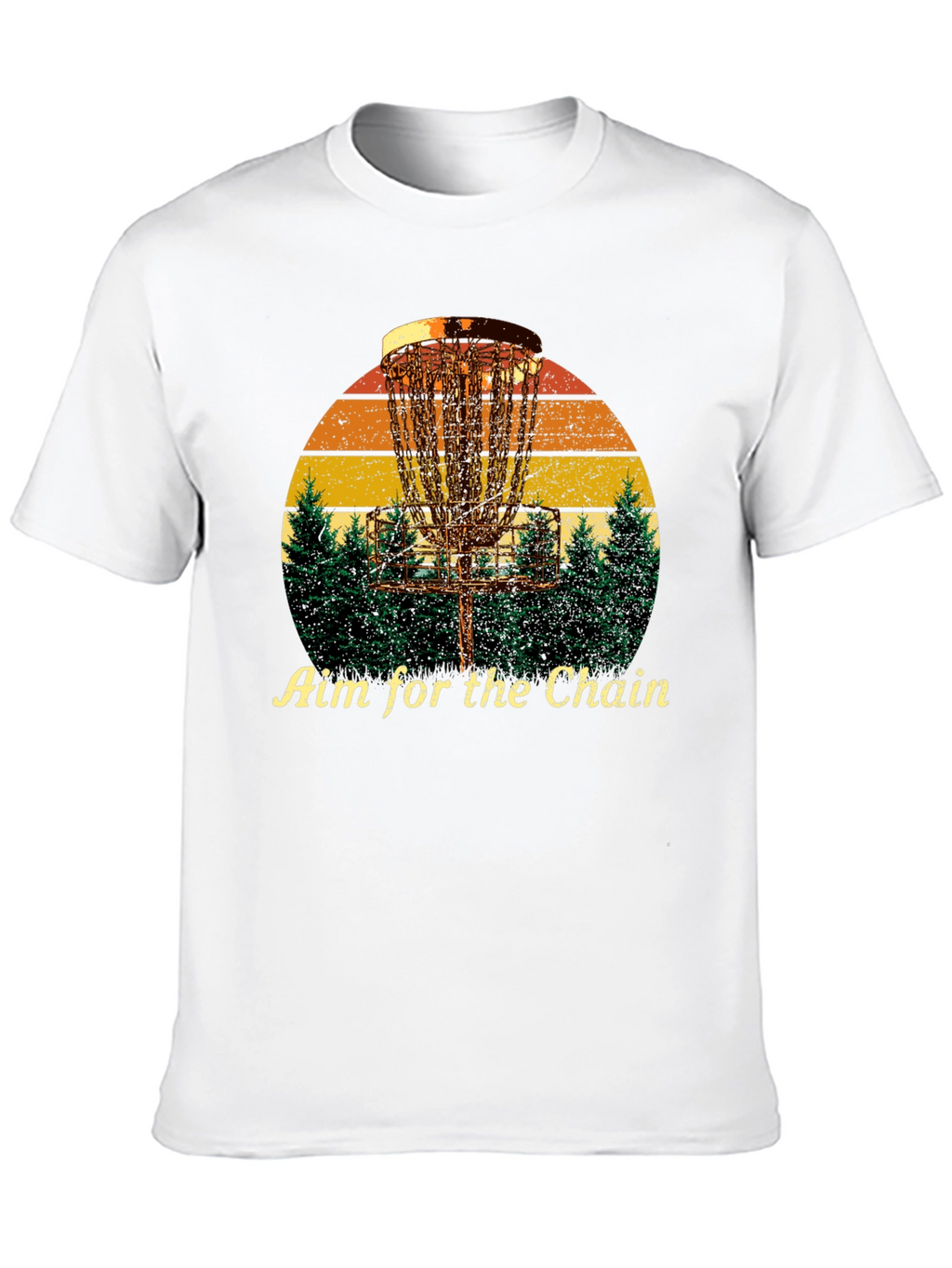 Aim for the Chain Disc Golf Graphic Tee