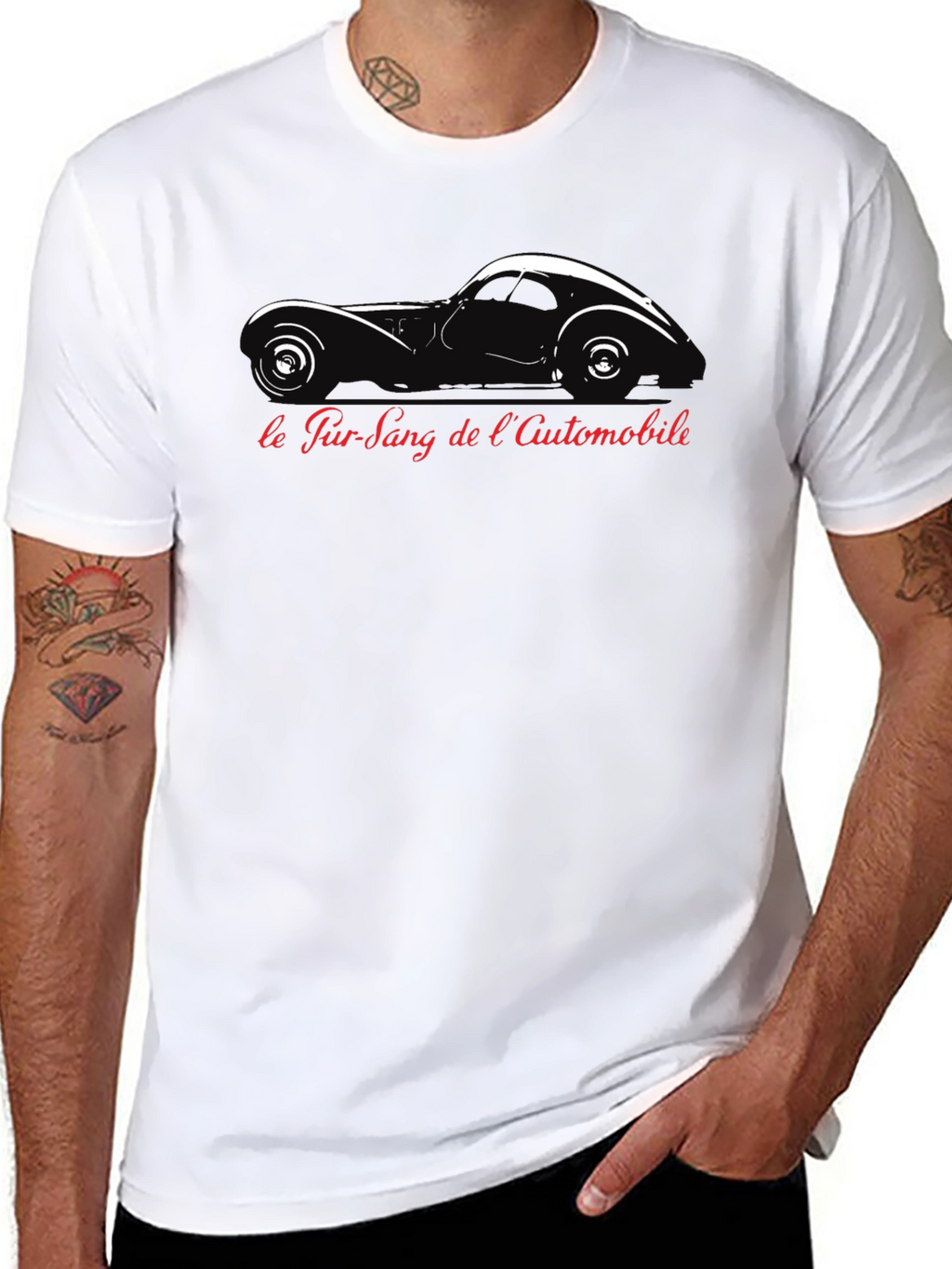 Classic Car T-Shirt - Le Pur-Sang de lAutomobile
