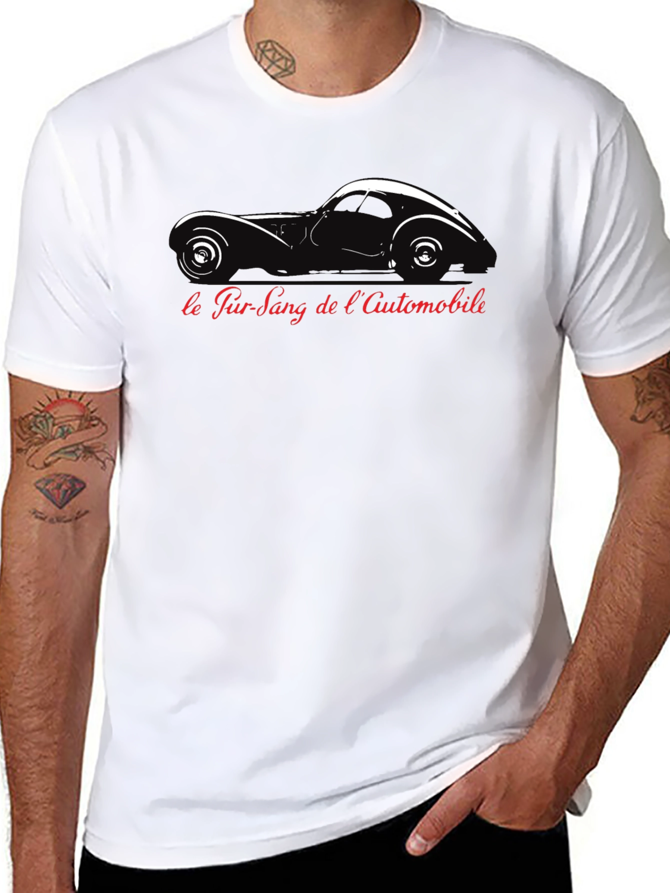 Classic Car T-Shirt - Le Pur-Sang de lAutomobile