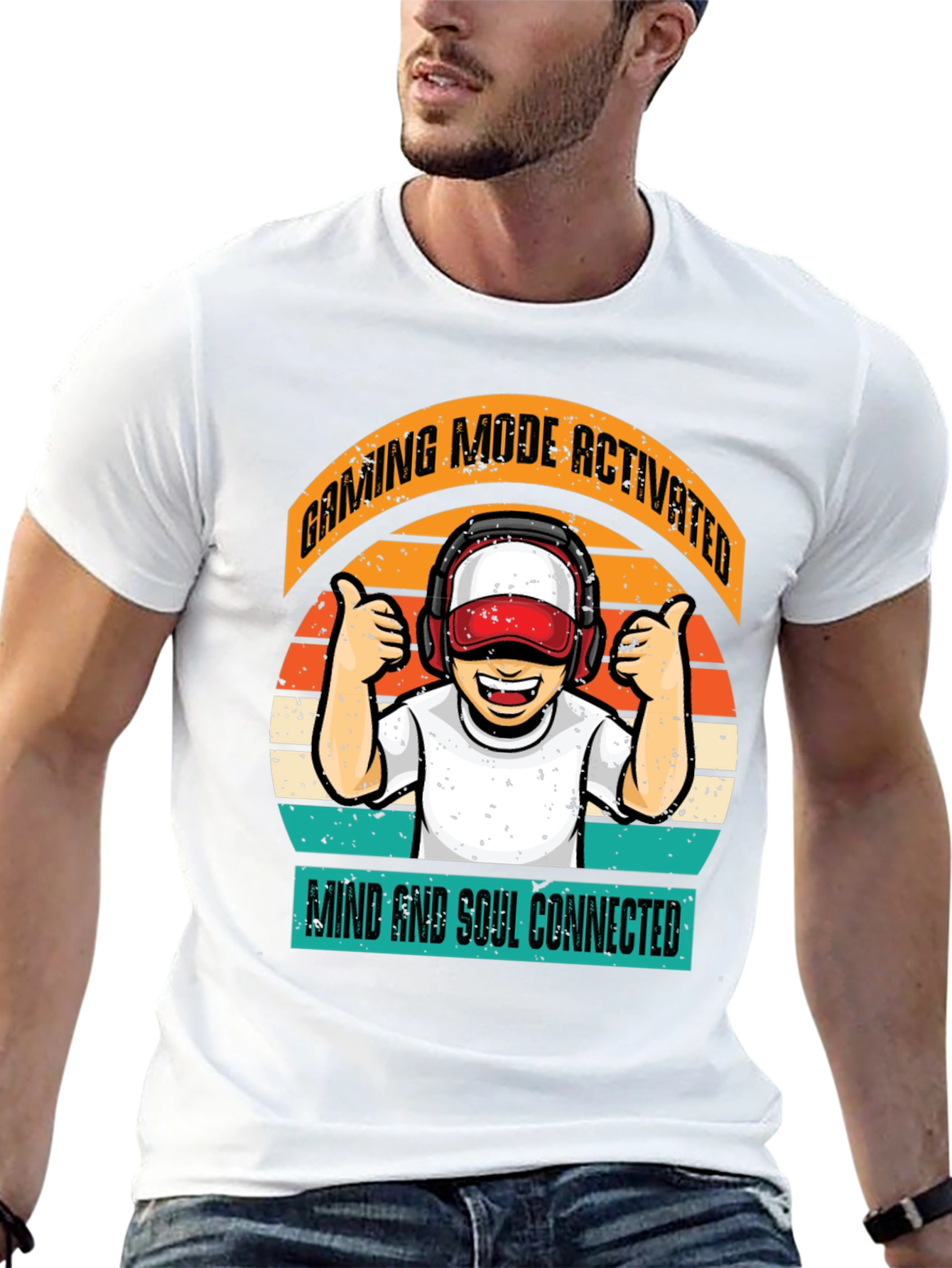 Gaming Mode Activated Black T-Shirt