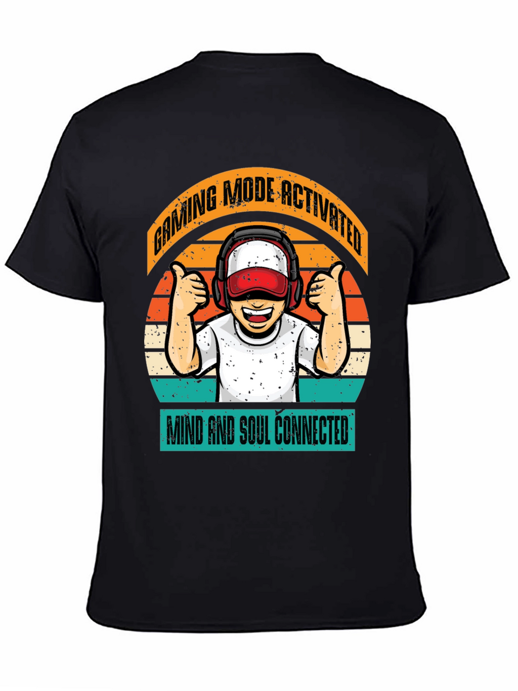 Gaming Mode Activated Black T-Shirt