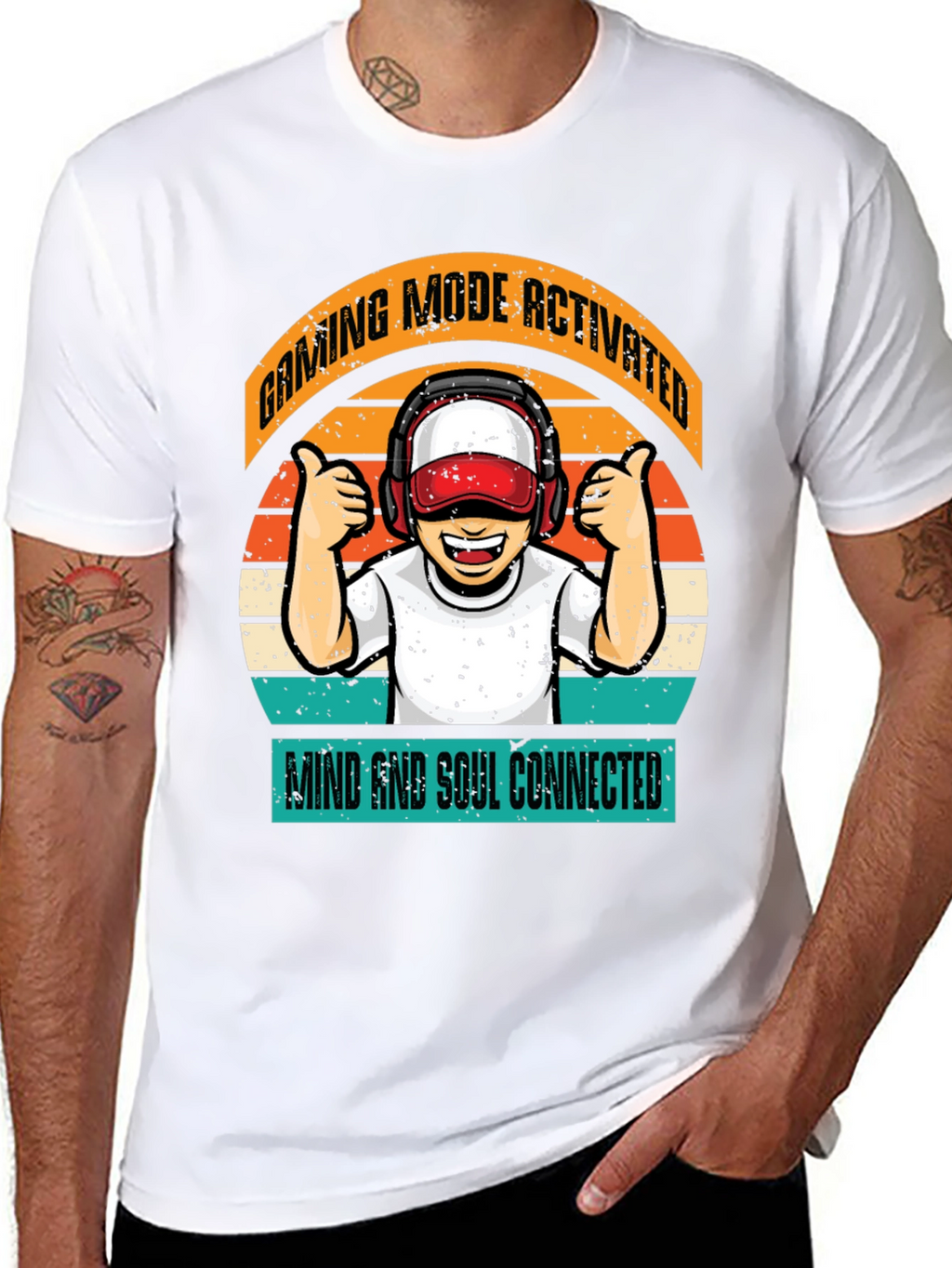 Gaming Mode Activated Black T-Shirt