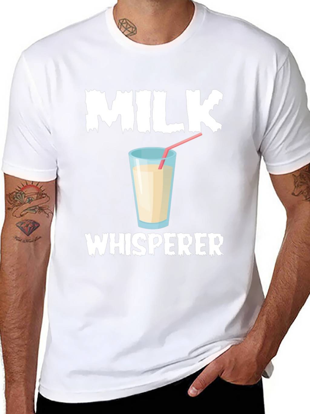 Milk Whisperer T-Shirt Funny Milk Lover Tee