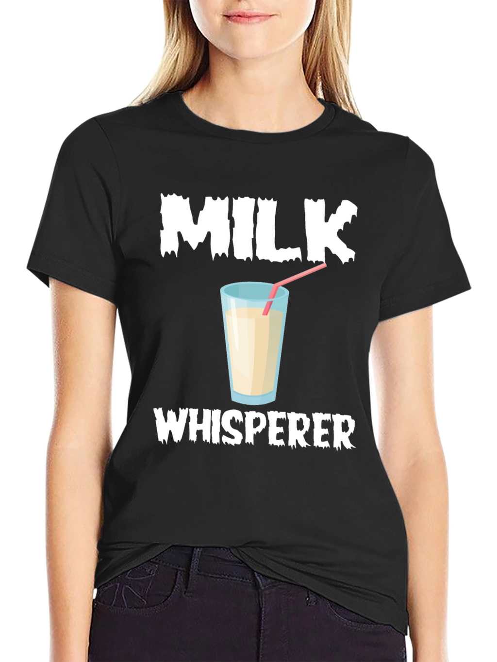 Milk Whisperer T-Shirt Funny Milk Lover Tee