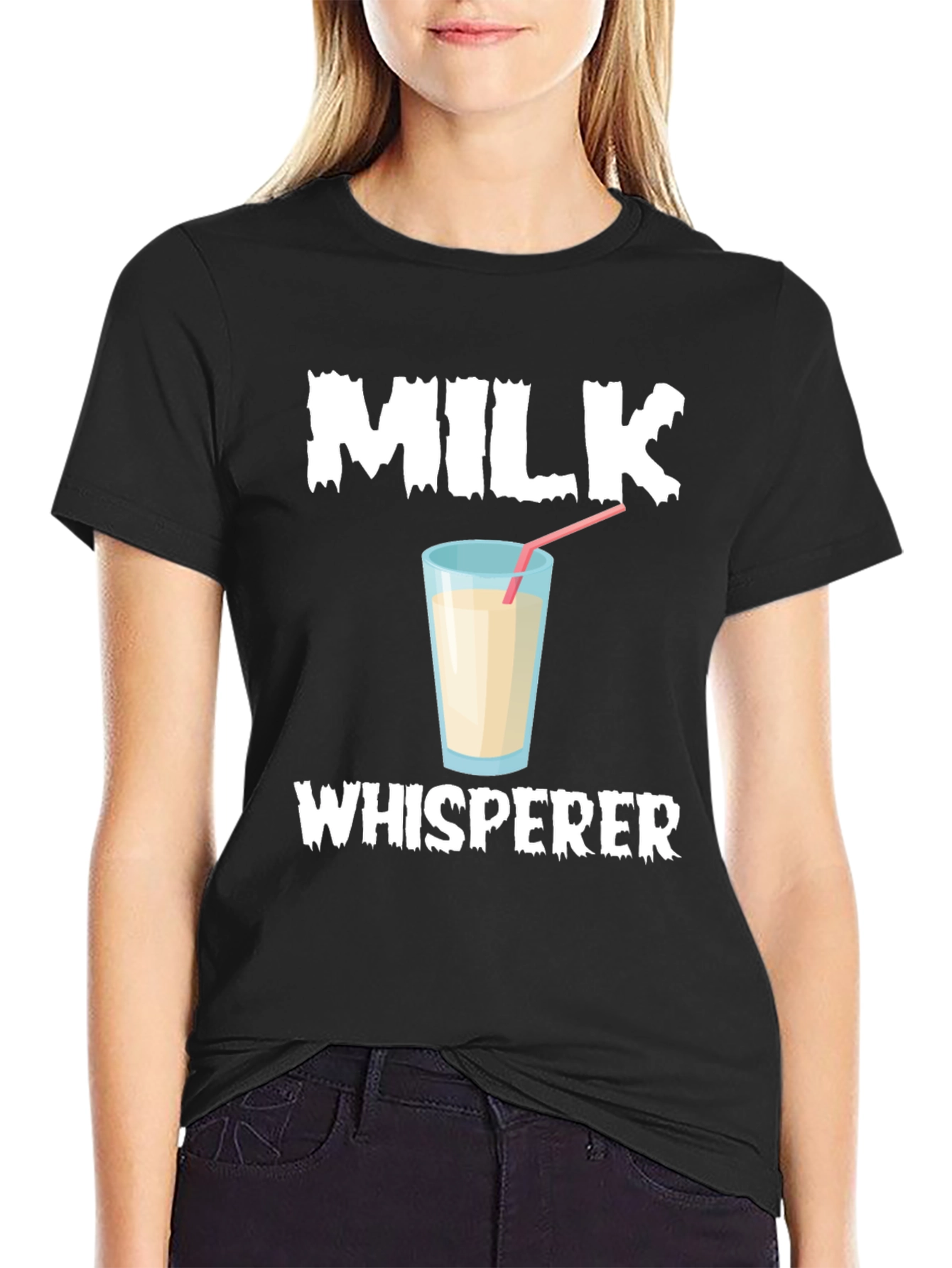 Milk Whisperer T-Shirt Funny Milk Lover Tee