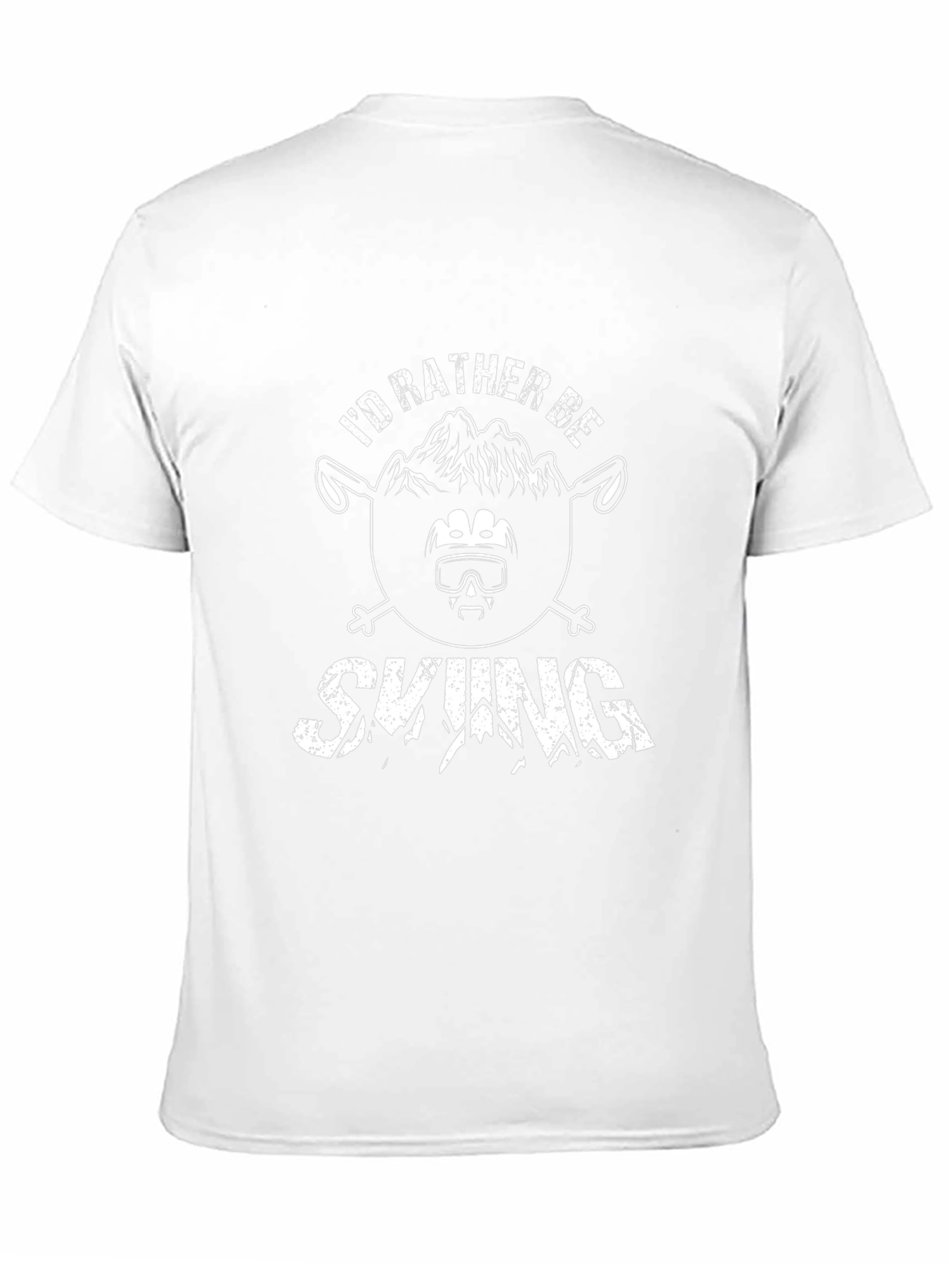 Skiing Graphic Tee - Id Rather Be Skiing