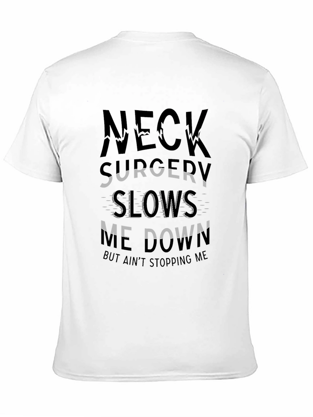 Neck Surgery Graphic Tee - Mens Black T-Shirt