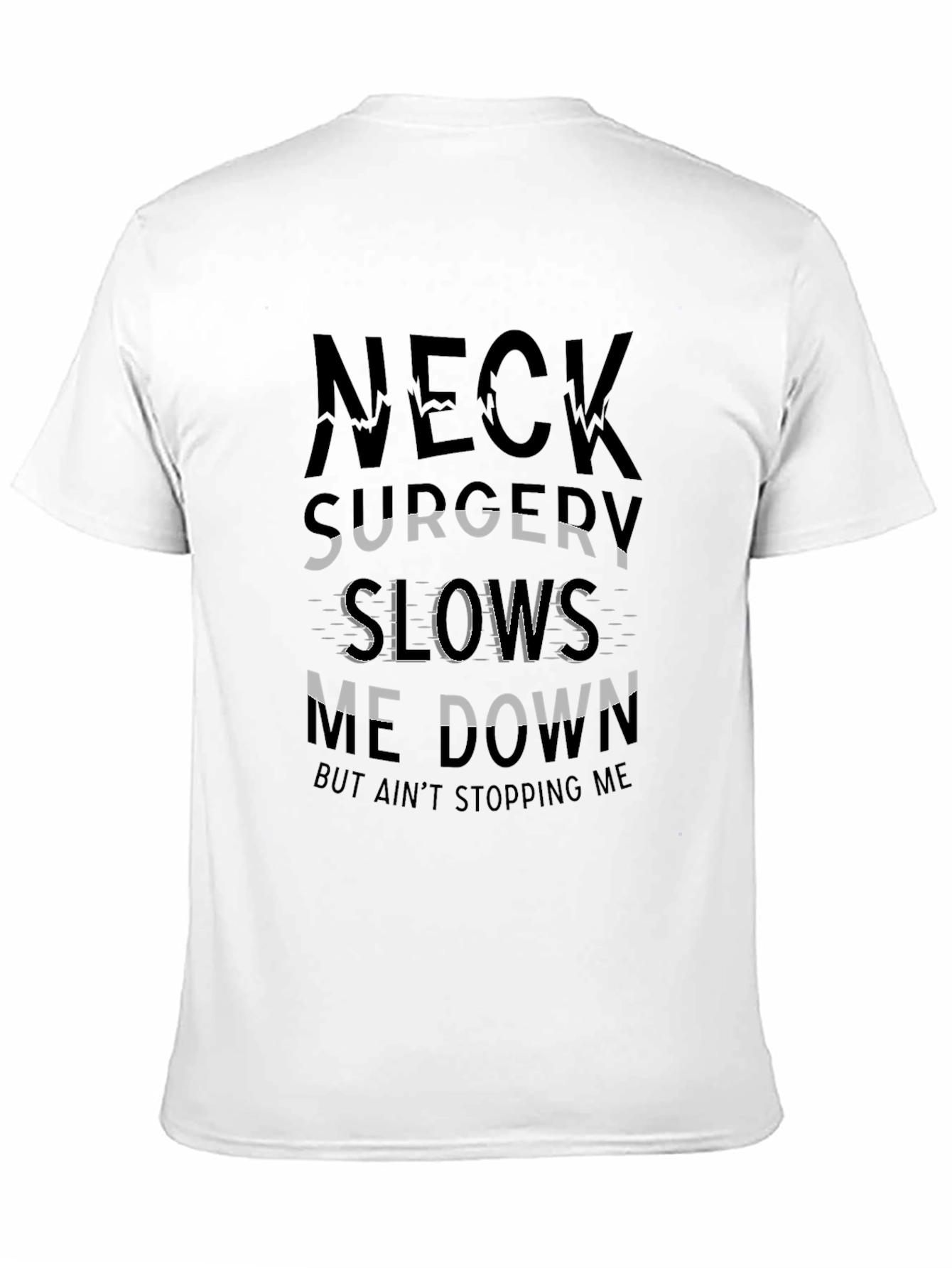 Neck Surgery Graphic Tee - Mens Black T-Shirt