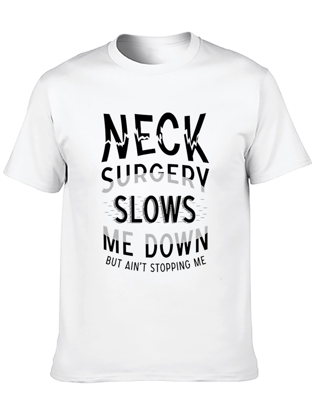 Neck Surgery Graphic Tee - Mens Black T-Shirt