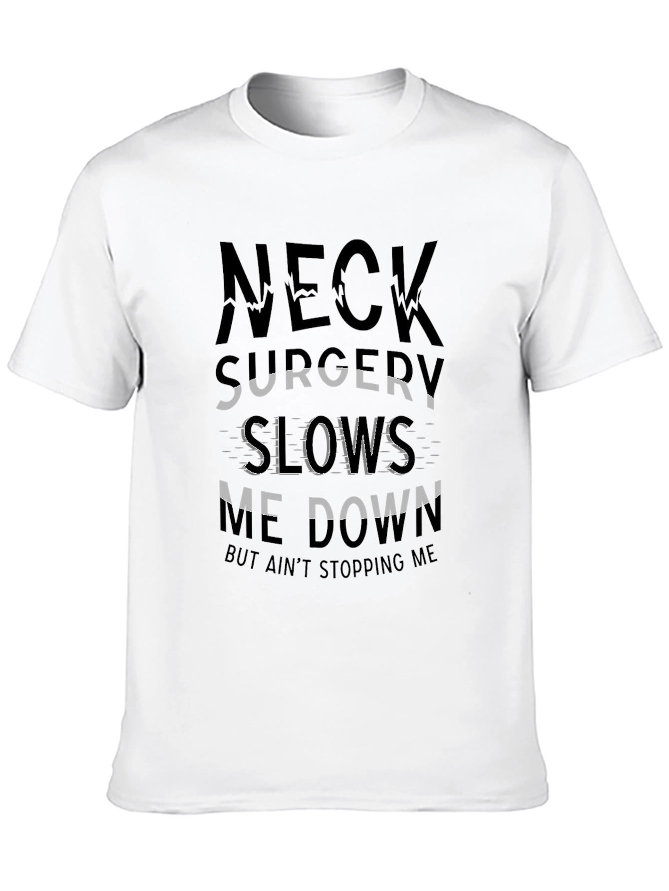 Neck Surgery Graphic Tee - Mens Black T-Shirt