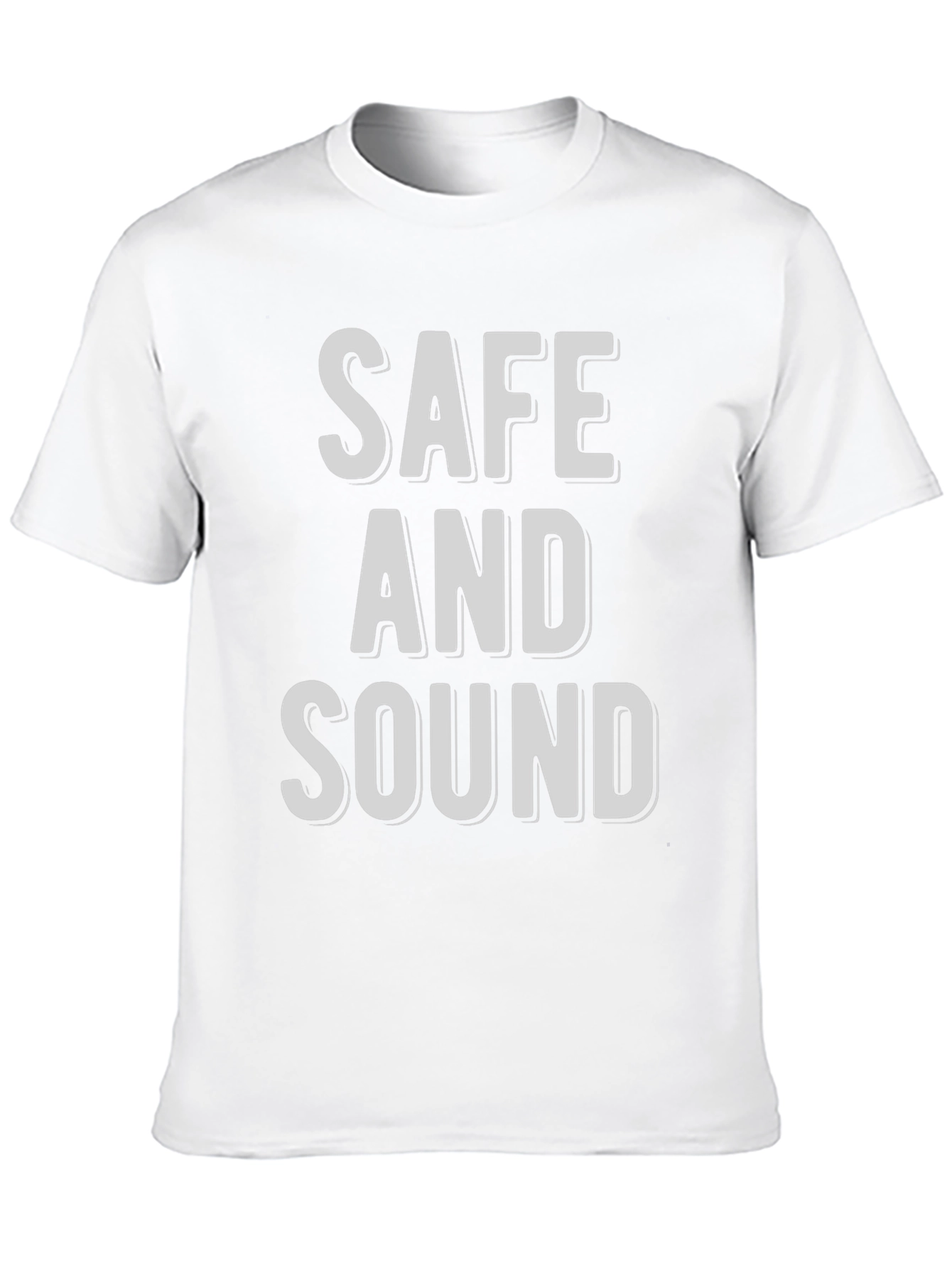 Safe and Sound Graphic Print T-Shirt