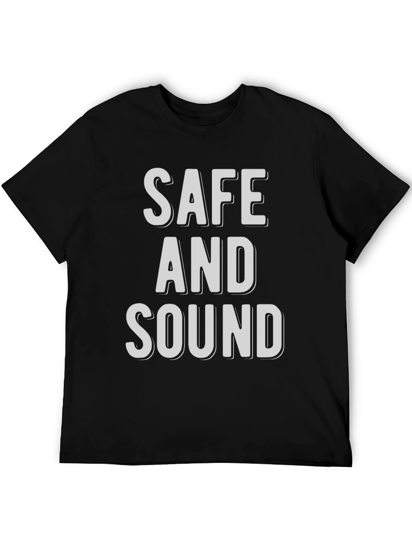 Safe and Sound Graphic Print T-Shirt