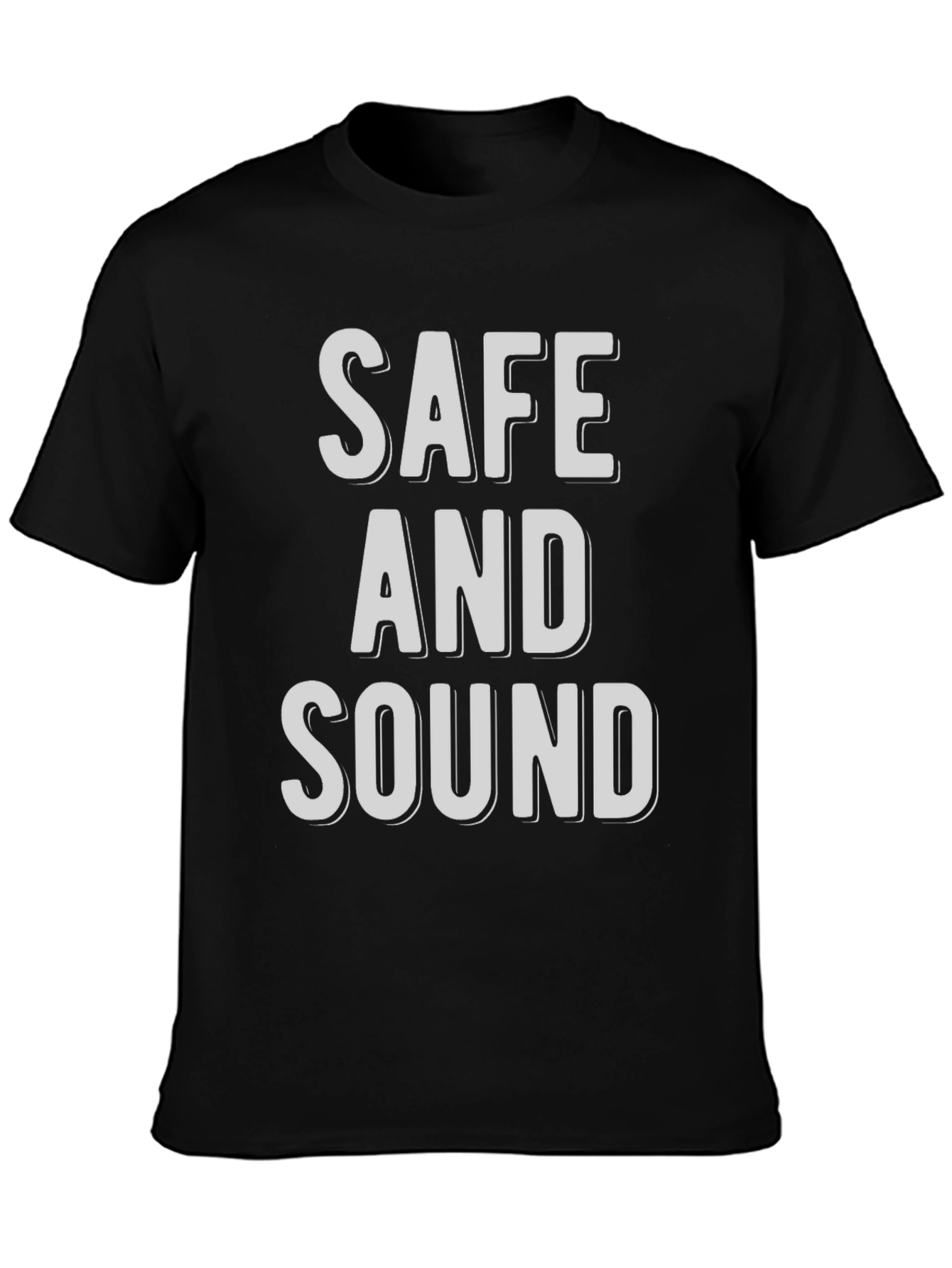 Safe and Sound Graphic Print T-Shirt