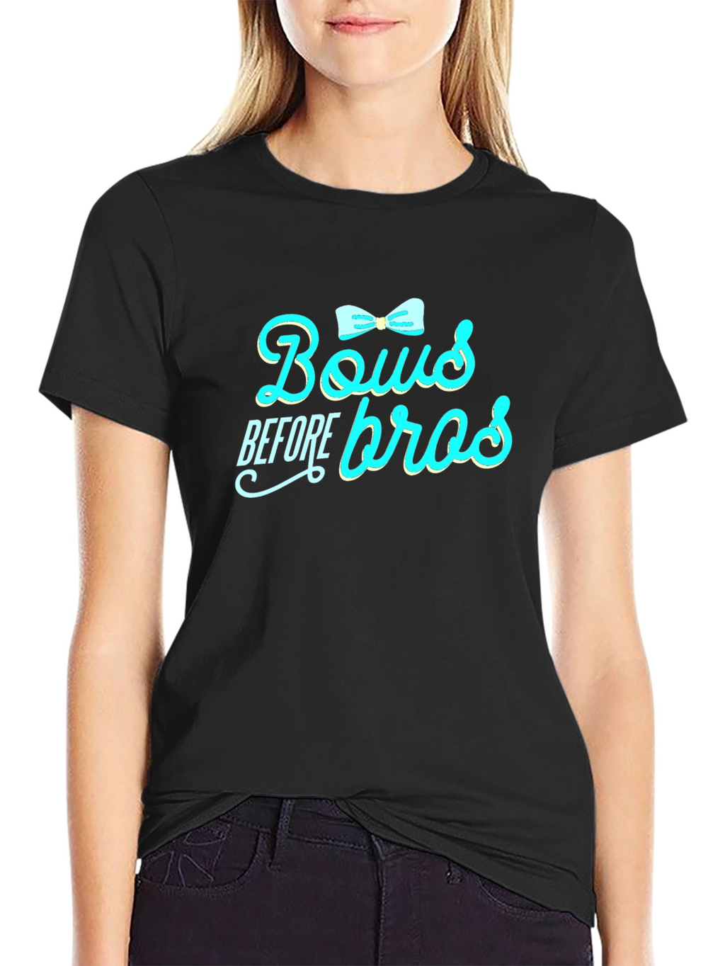 Bows Before Bros Graphic Tee