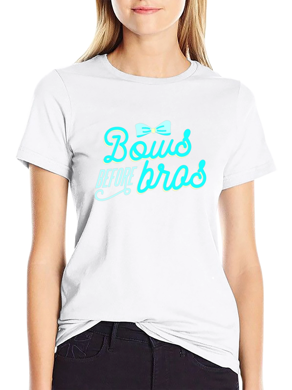 Bows Before Bros Graphic Tee