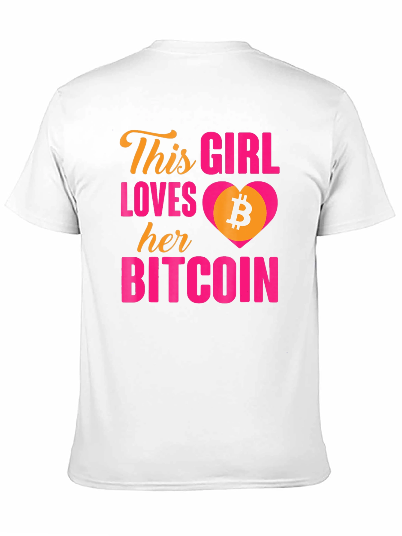 Bitcoin Lover T-Shirt - This Girl Loves Her Bitcoin