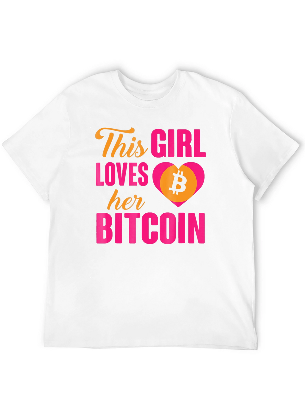 Bitcoin Lover T-Shirt - This Girl Loves Her Bitcoin