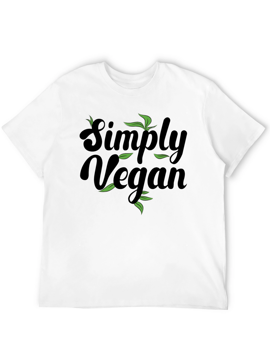 Simply Vegan Black Graphic T-Shirt