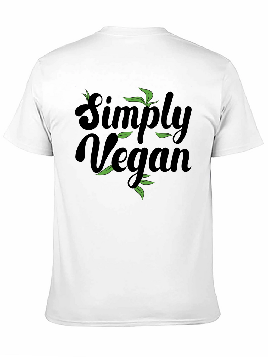 Simply Vegan Black Graphic T-Shirt