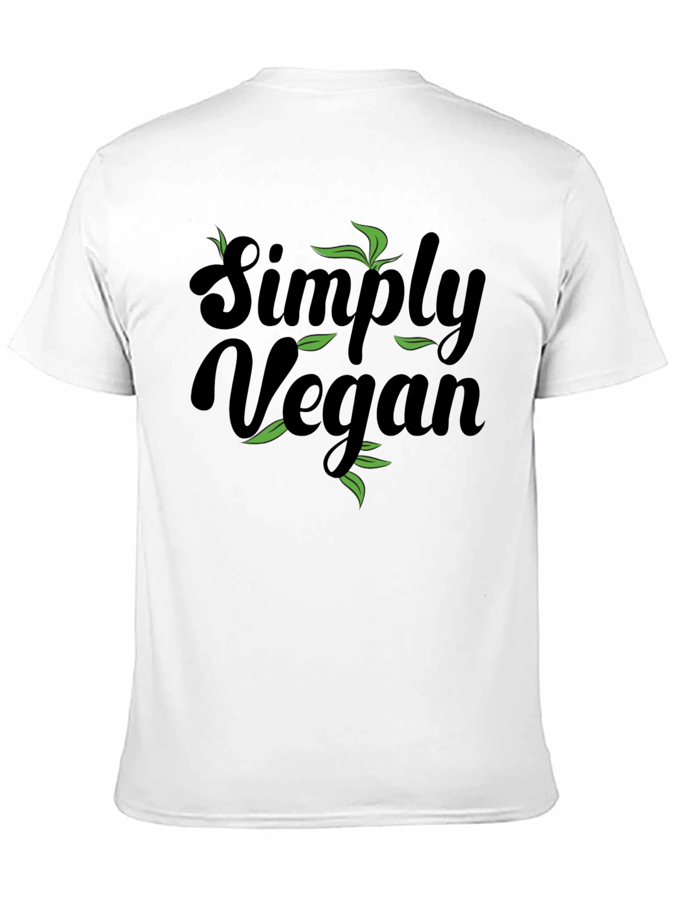 Simply Vegan Black Graphic T-Shirt