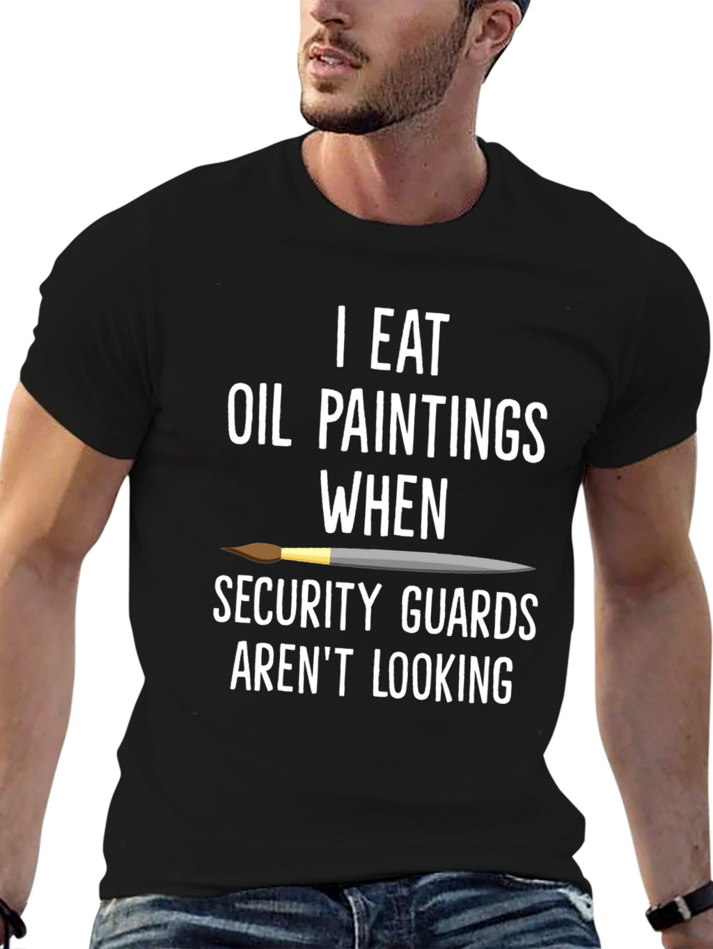 I Eat Oil Paintings T-Shirt