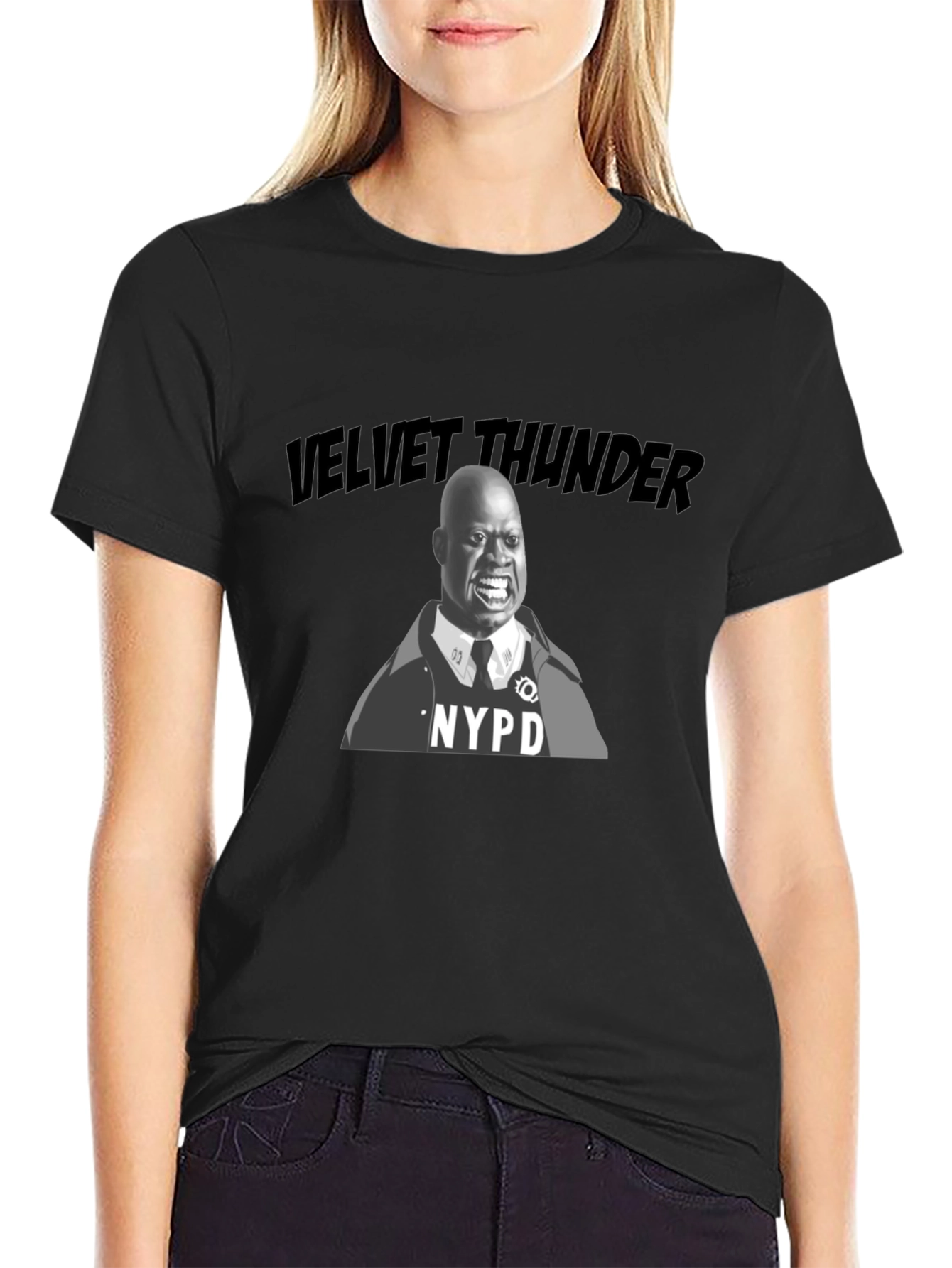 Velvet Thunder NYPD T-Shirt - Andre Braugher Homage
