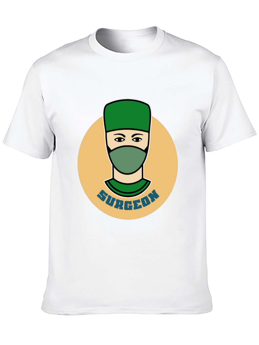 Surgeon Graphic Tee - Black Cotton T-Shirt