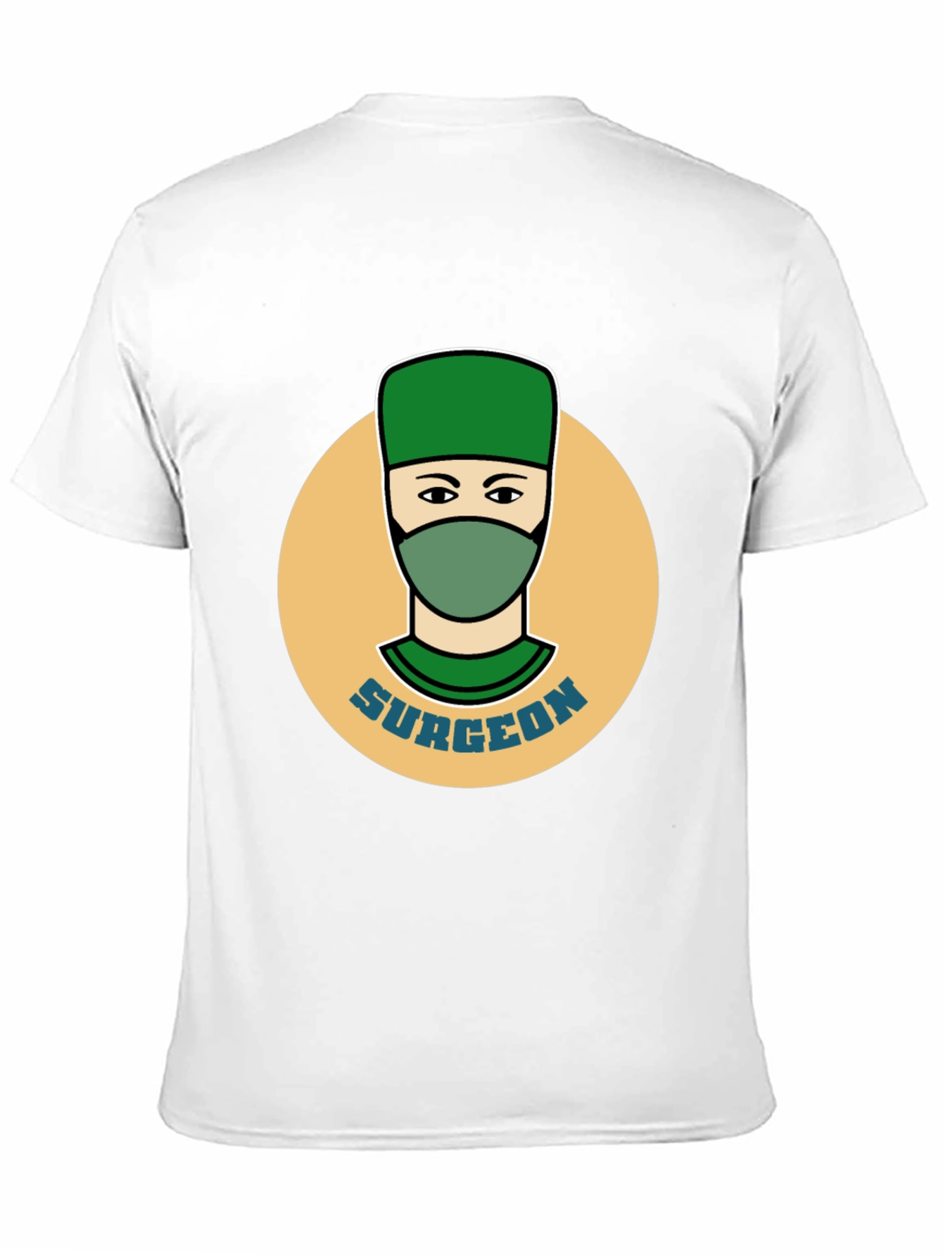 Surgeon Graphic Tee - Black Cotton T-Shirt