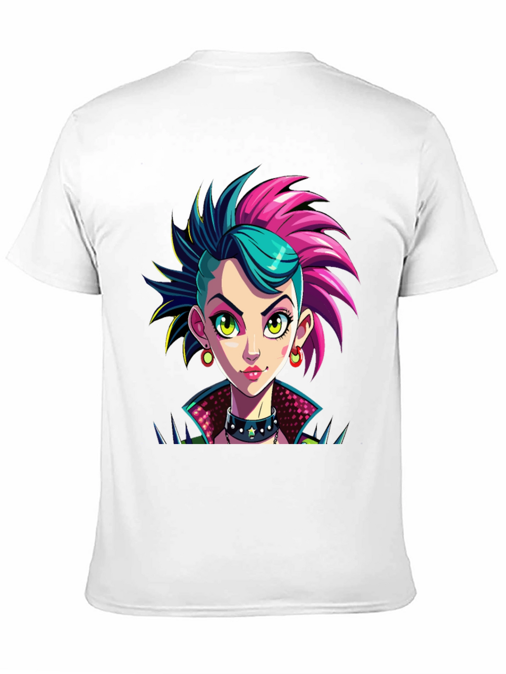 Punk Rock Girl Graphic T-Shirt