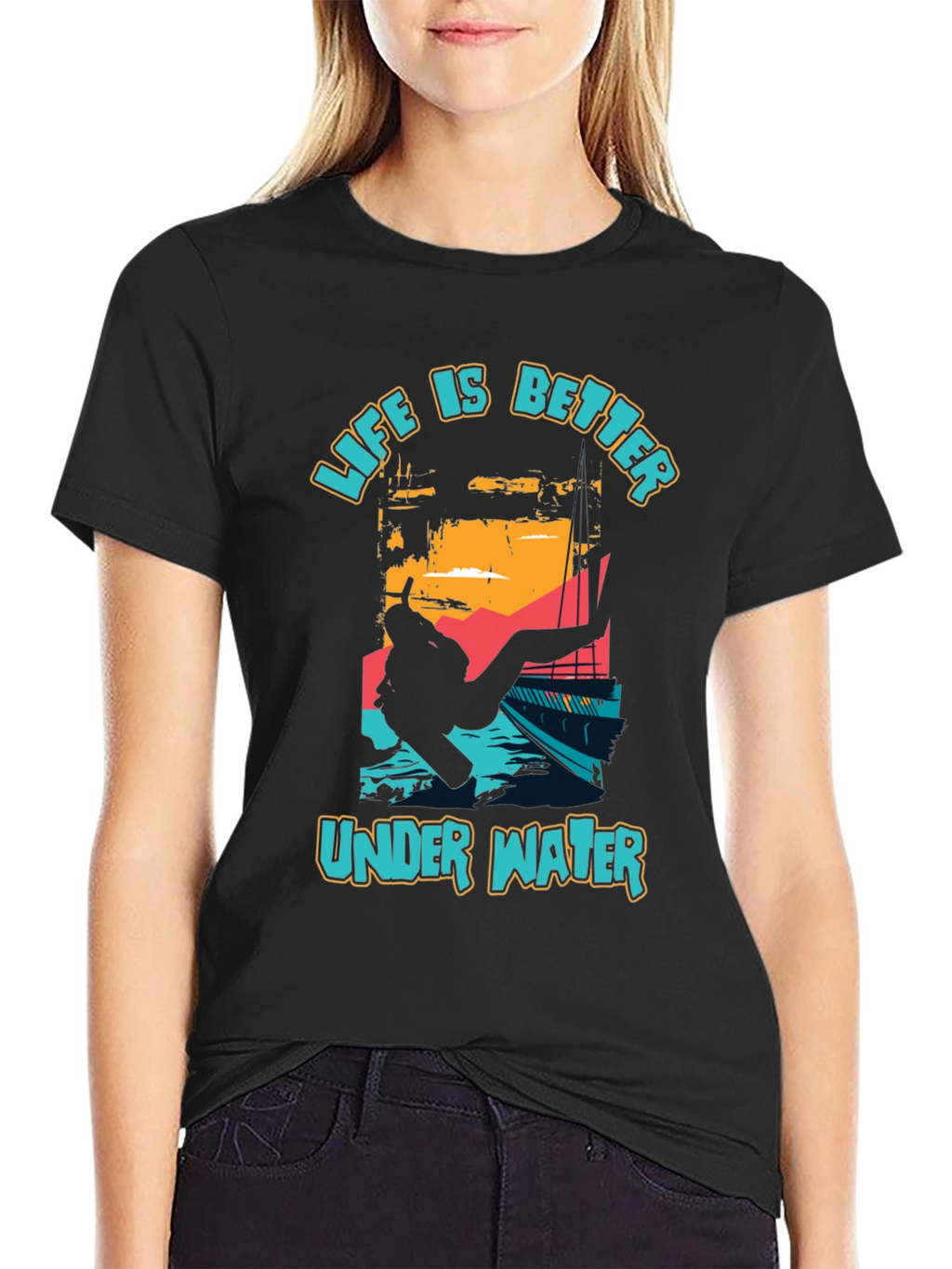 Life is Better Underwater Scuba Diving T-Shirt