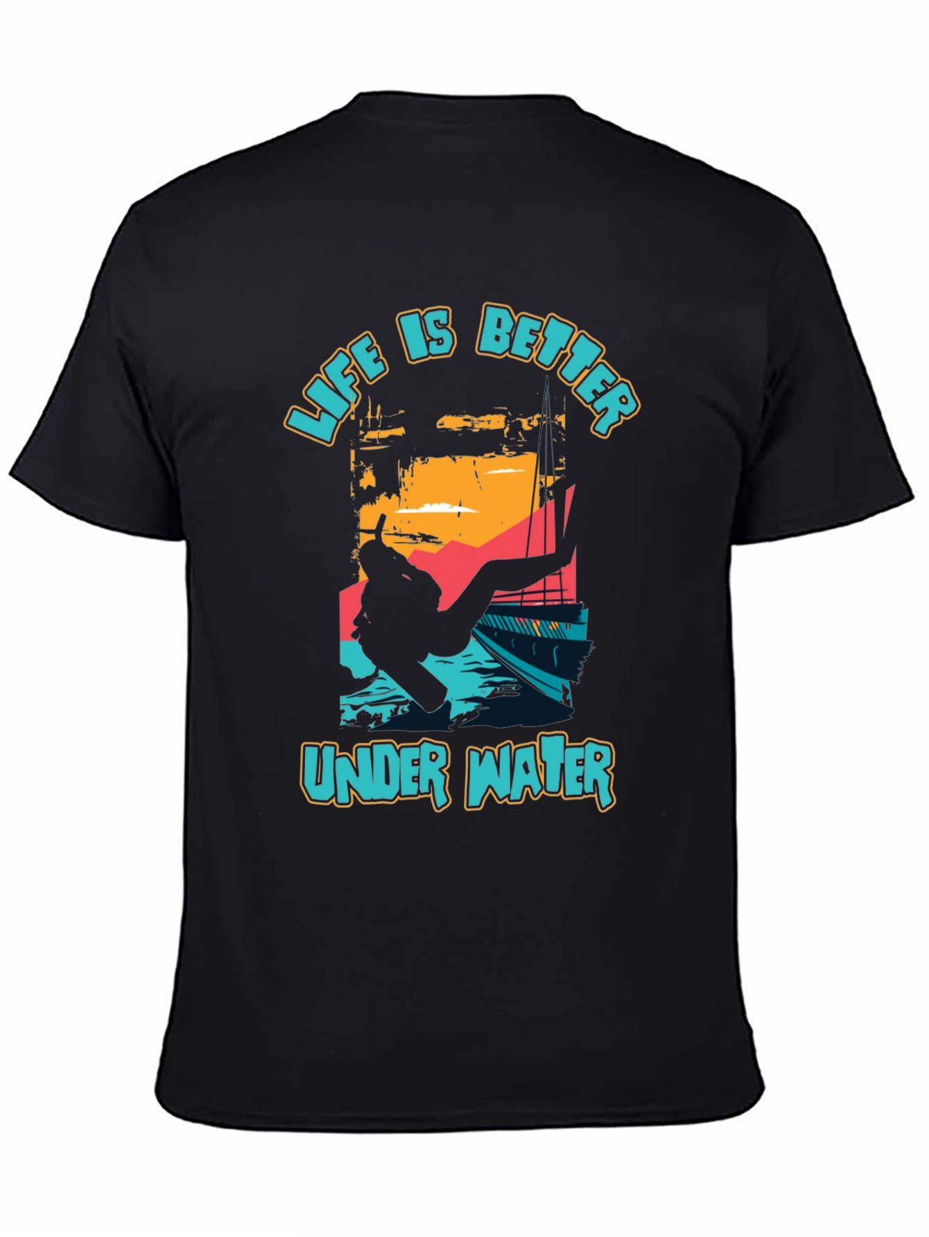Life is Better Underwater Scuba Diving T-Shirt