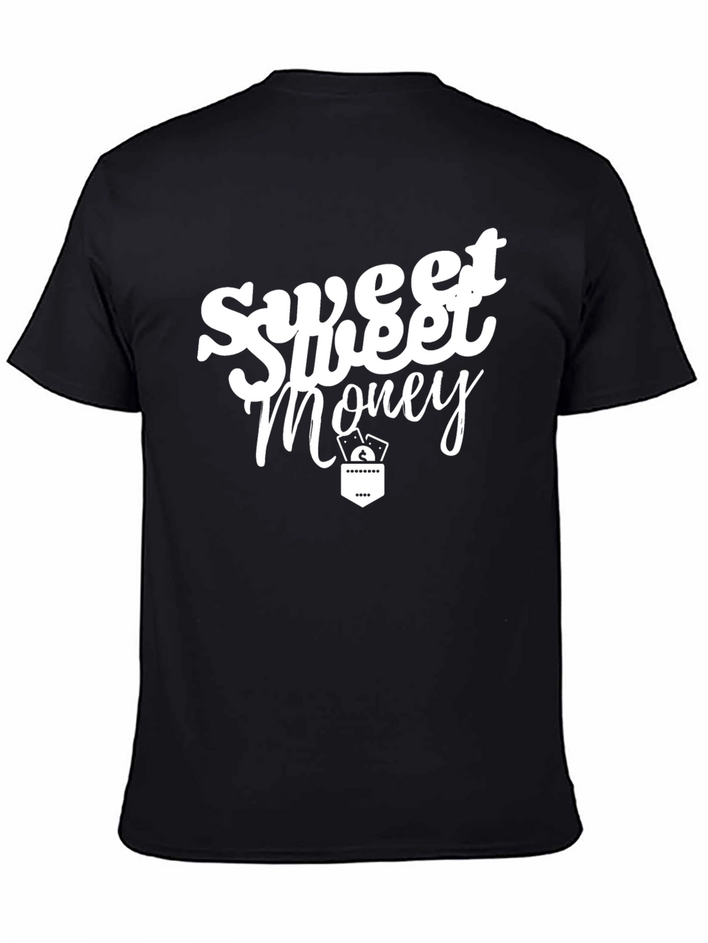 Sweet Money Graphic T-Shirt - Black