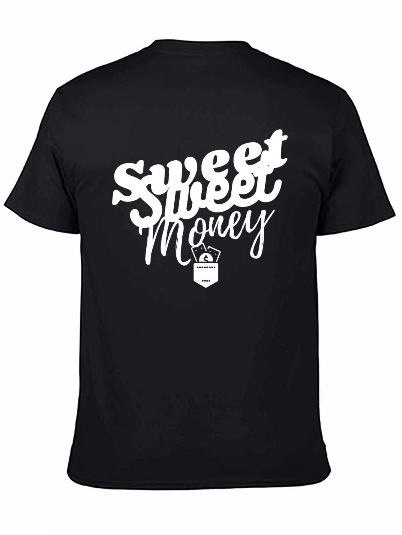 Sweet Money Graphic T-Shirt - Black