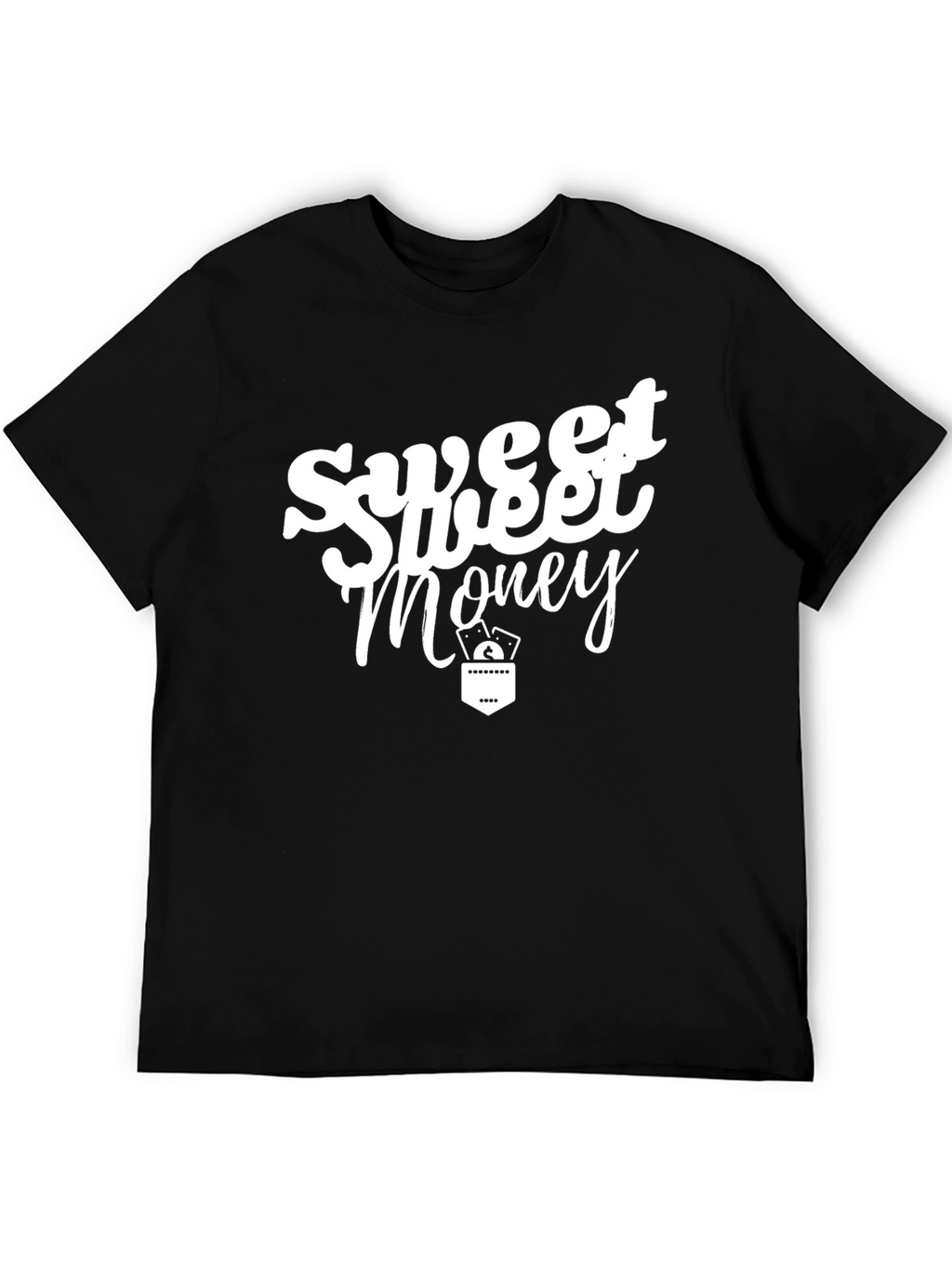 Sweet Money Graphic T-Shirt - Black