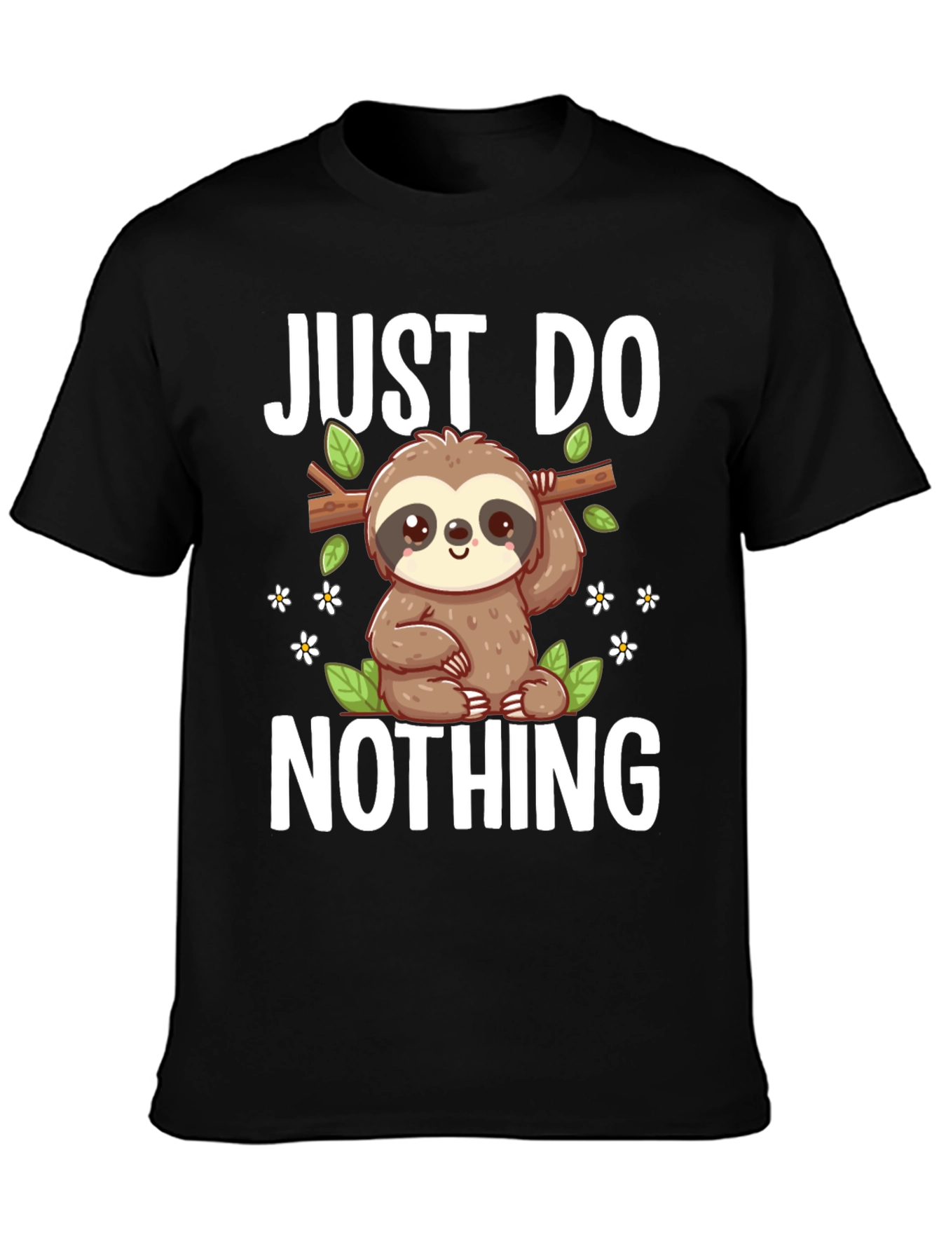 Just Do Nothing Sloth Graphic Tee