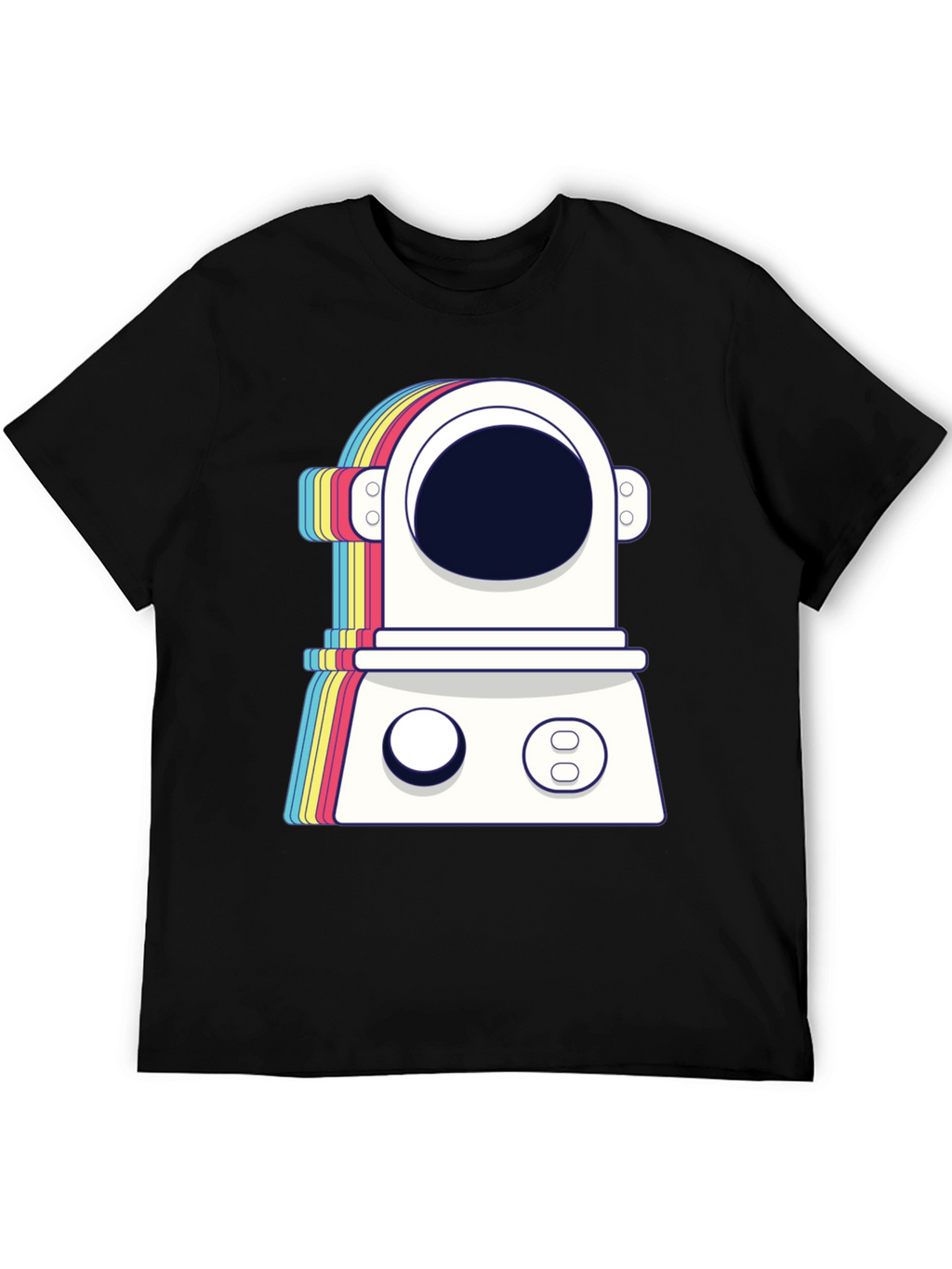Retro Spaceman Graphic Tee - Trendy Astronaut T-Shirt