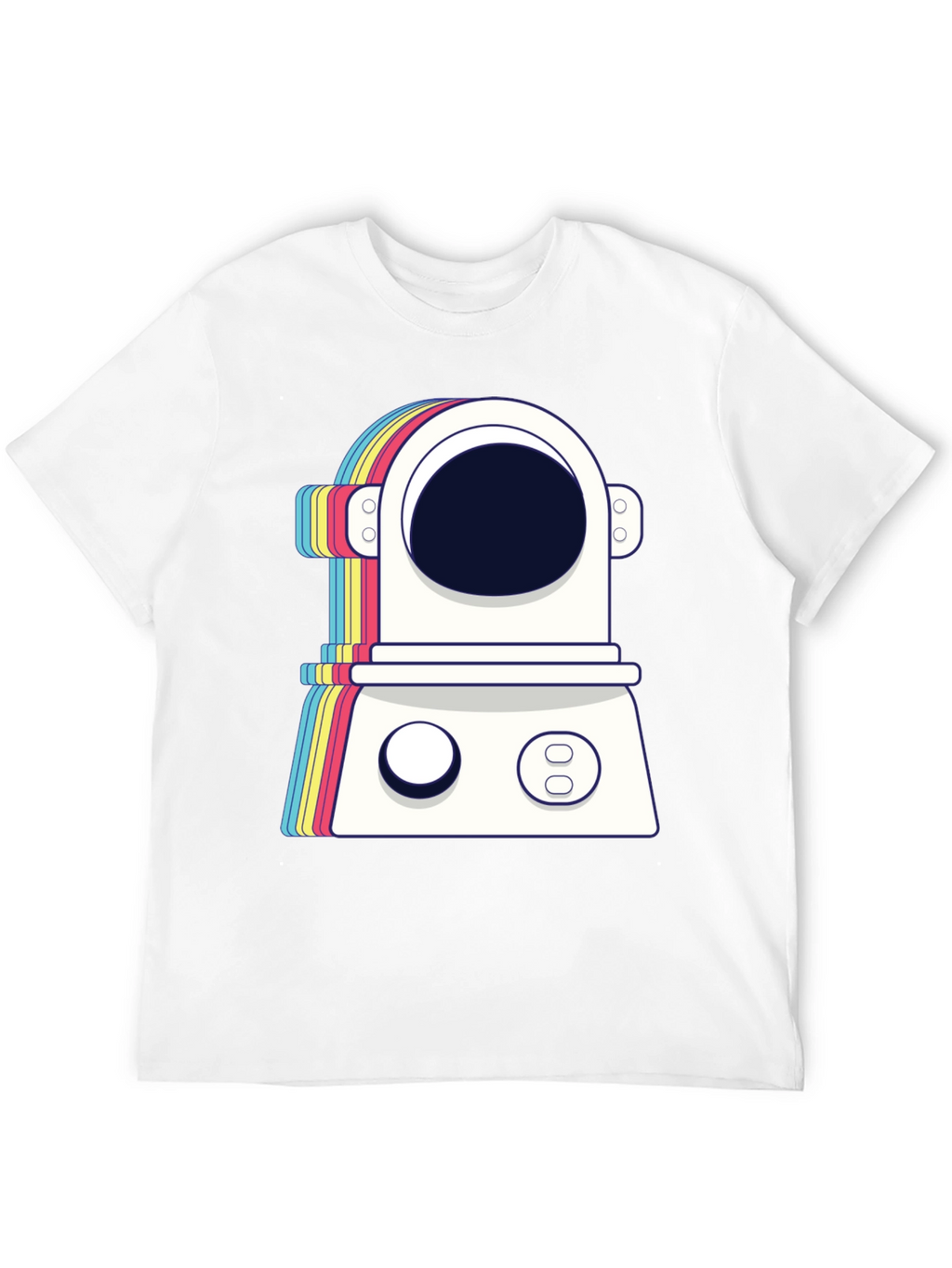 Retro Spaceman Graphic Tee - Trendy Astronaut T-Shirt
