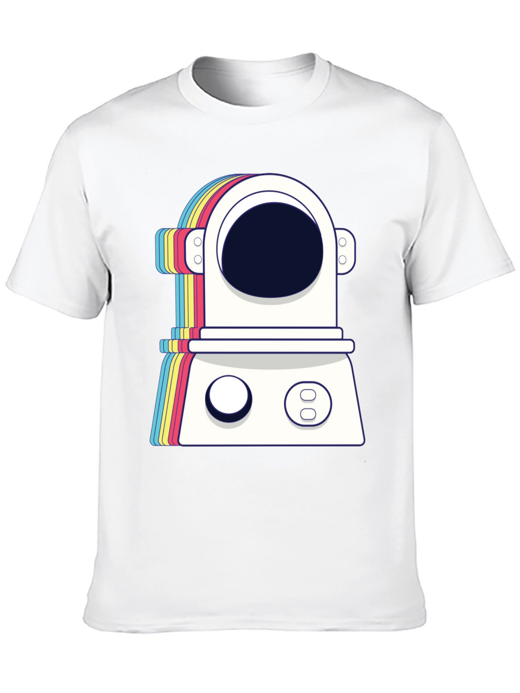 Retro Spaceman Graphic Tee - Trendy Astronaut T-Shirt